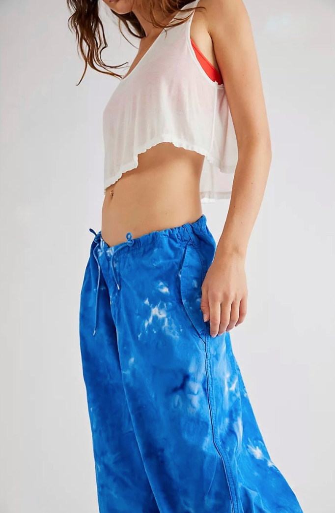 Cotton Parachute Pants