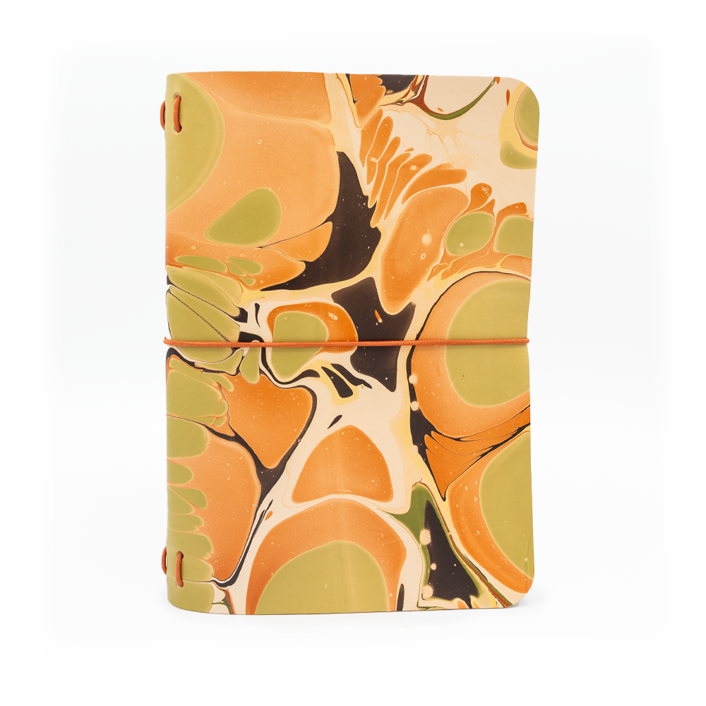 Marbled Leather Traveler's Journal