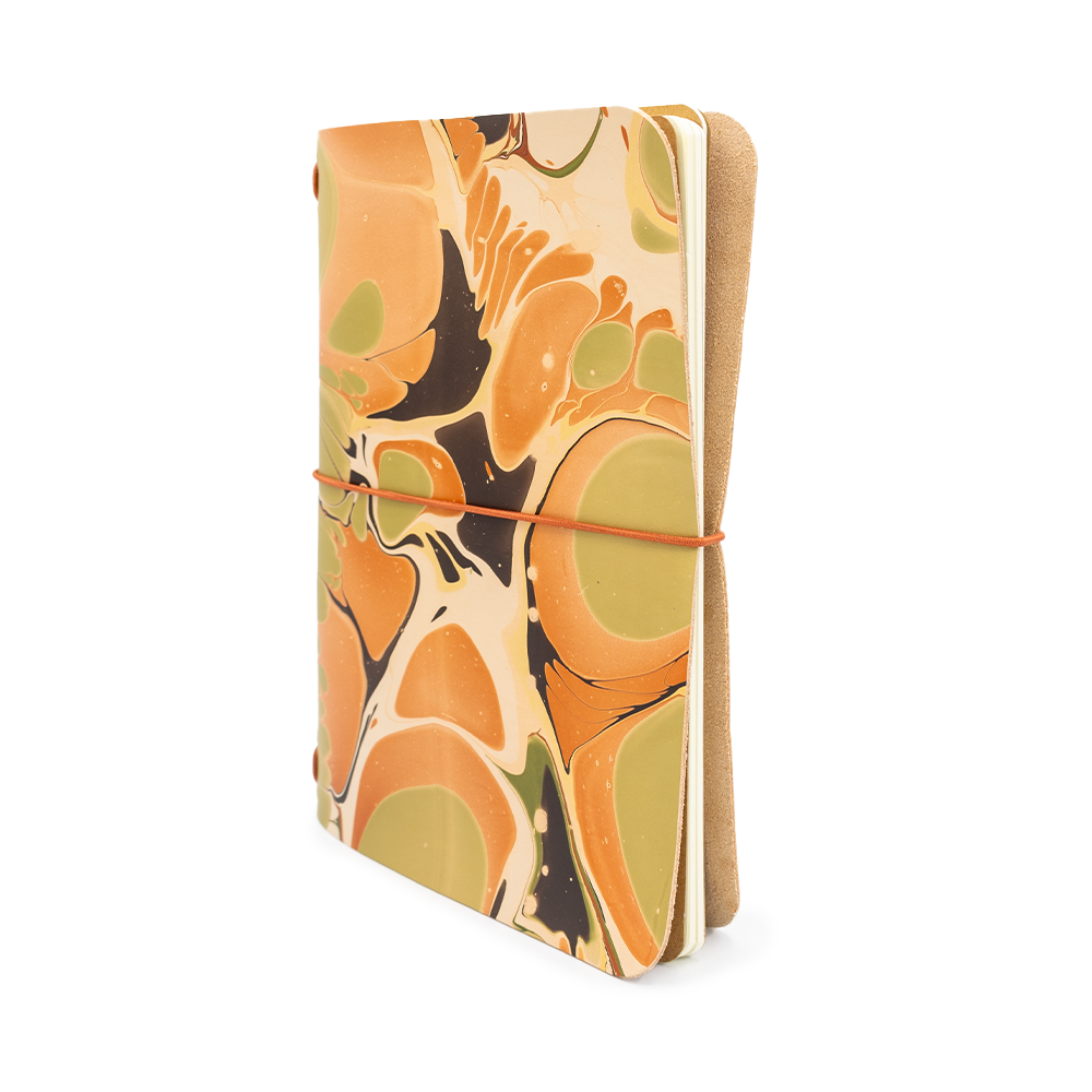 Marbled Leather Traveler's Journal