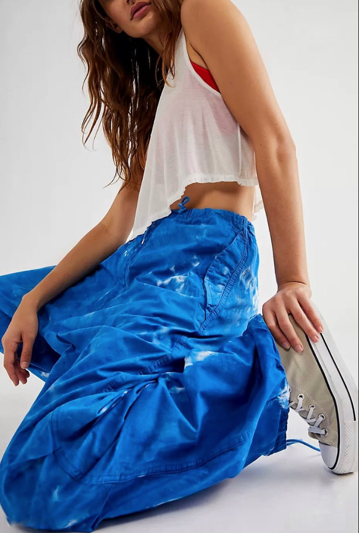 Cotton Parachute Pants