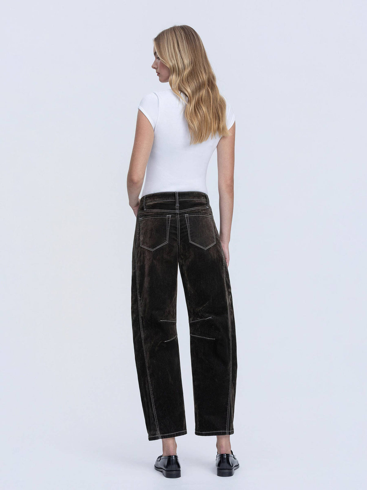 VELVET FLOCKED CROPPED BARREL