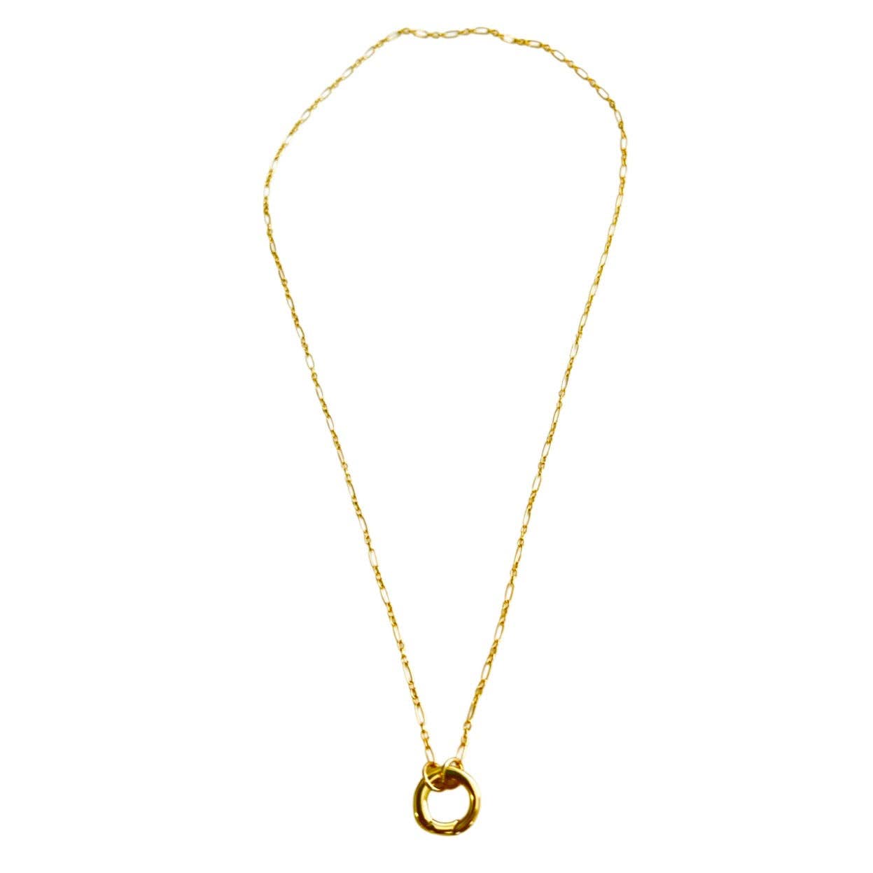 Gold-Filled Chain + Charm Holder