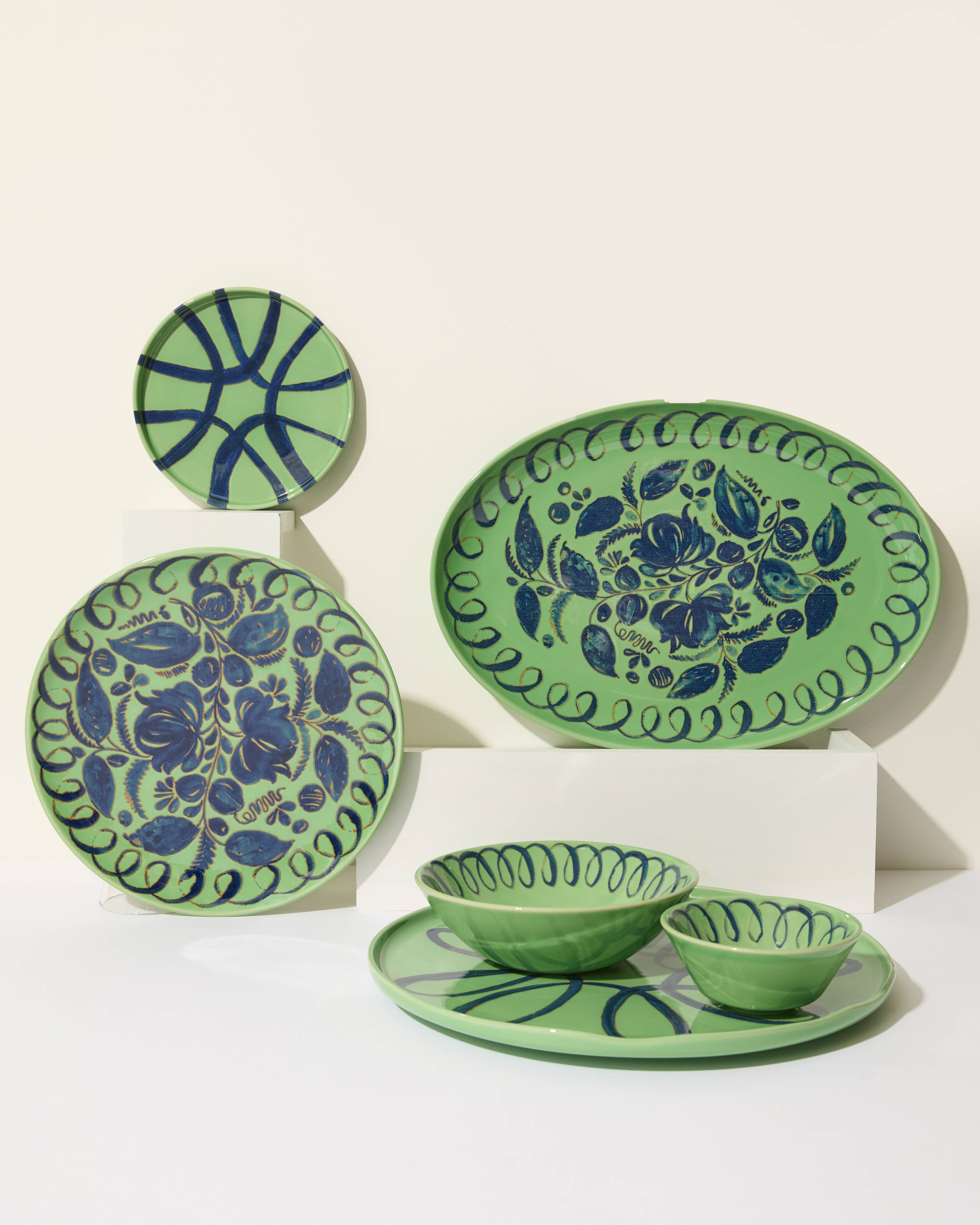 Amalfi Appetizer Plate | Green