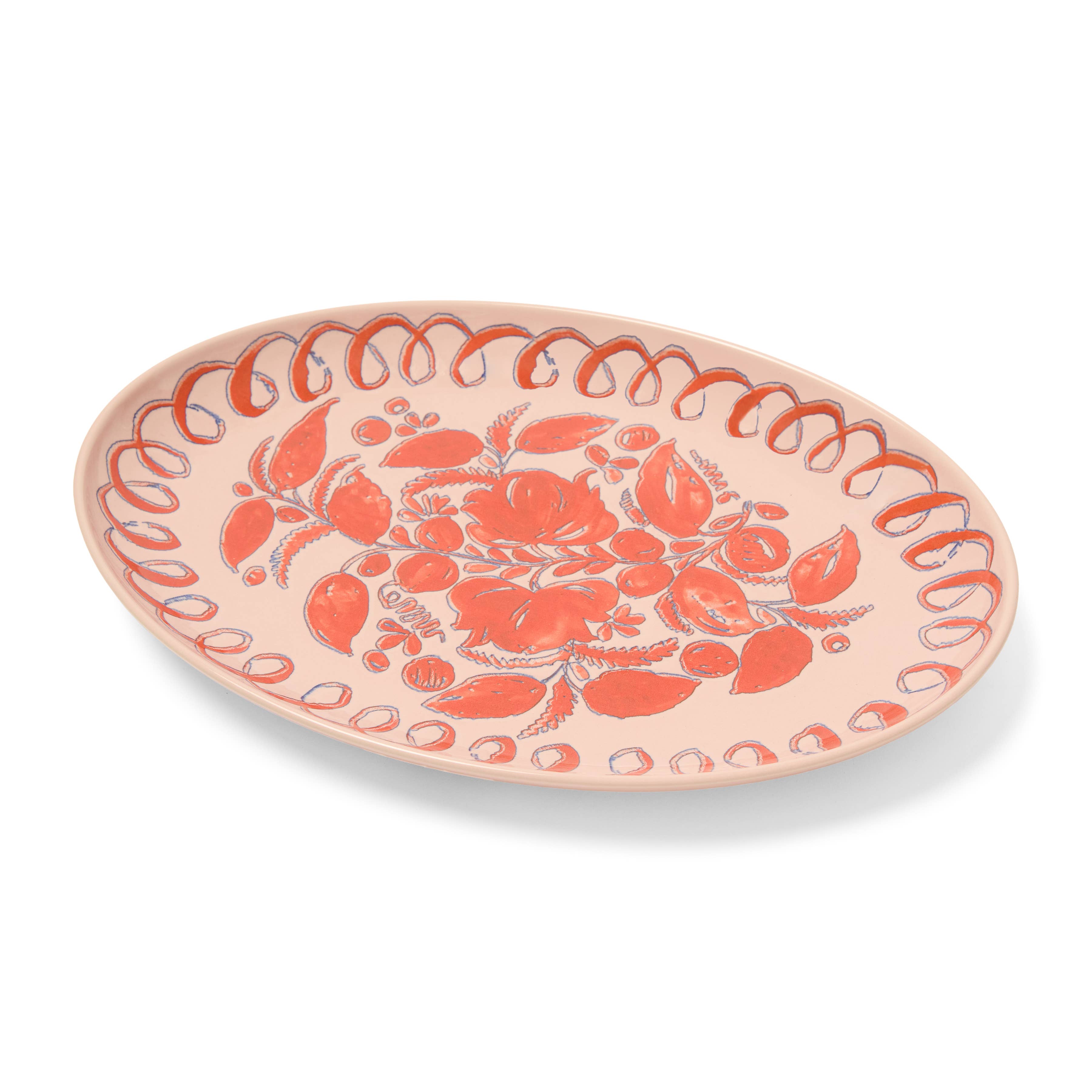 Amalfi Oval Tray | Pink