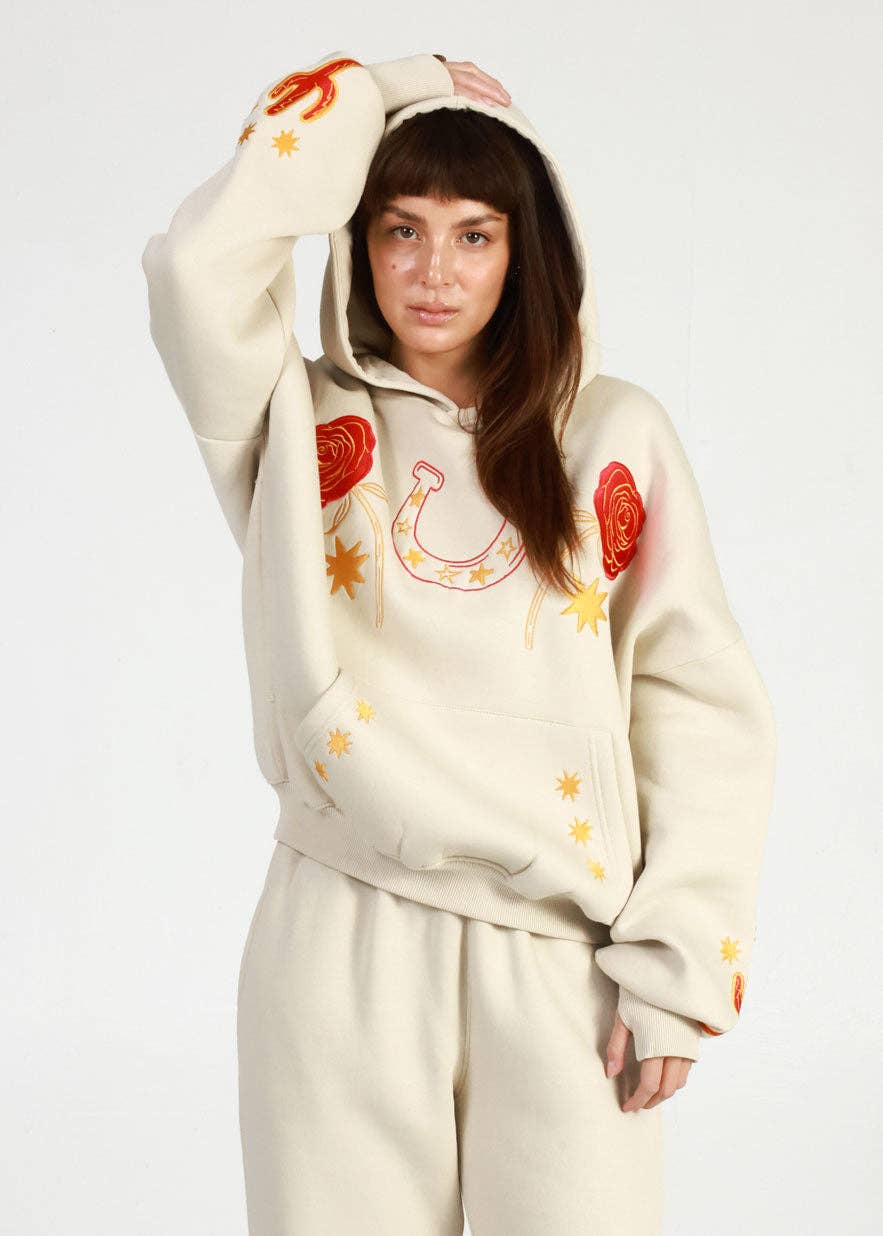 Western Embroidered Hoodie