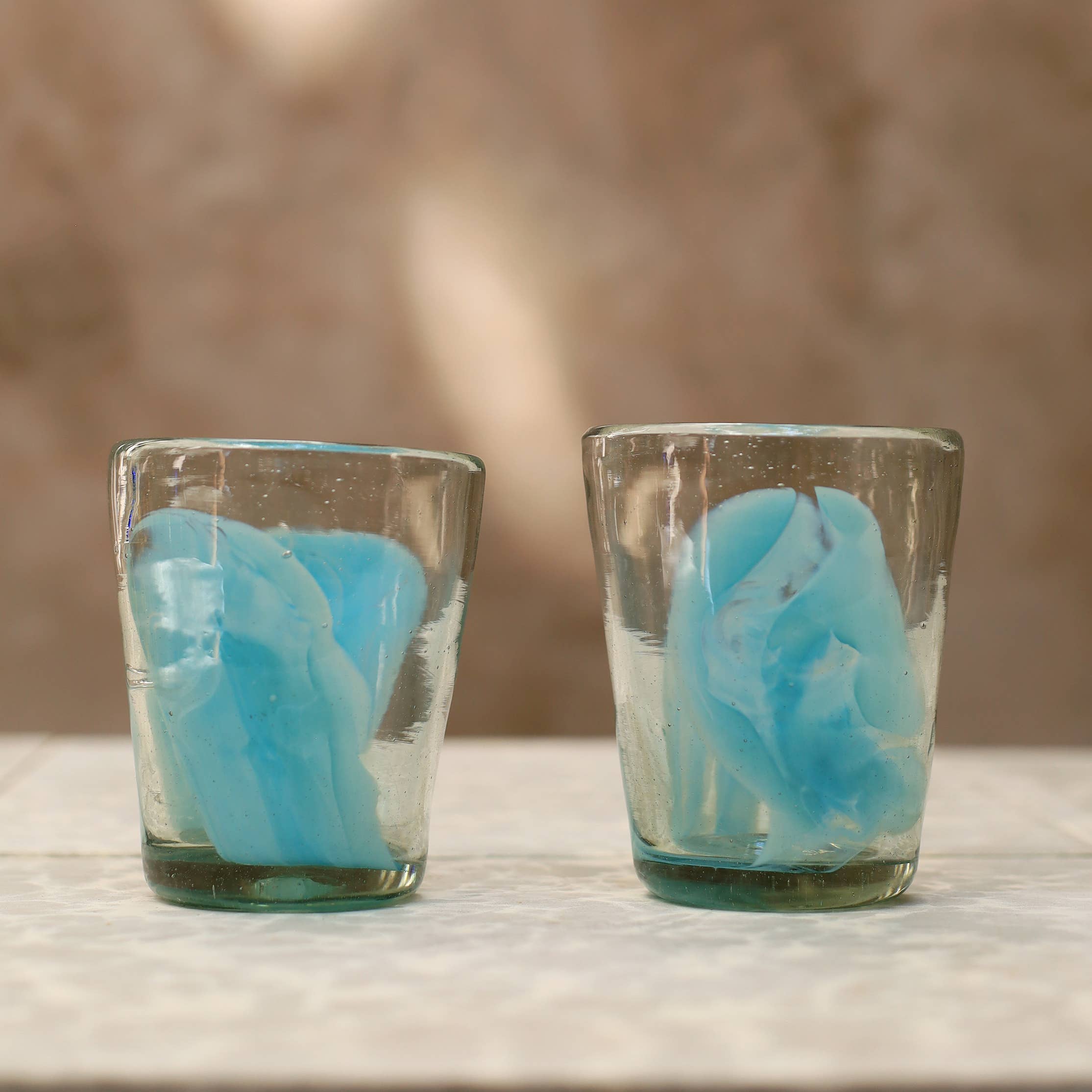 Hand Blown Glass Tumbler