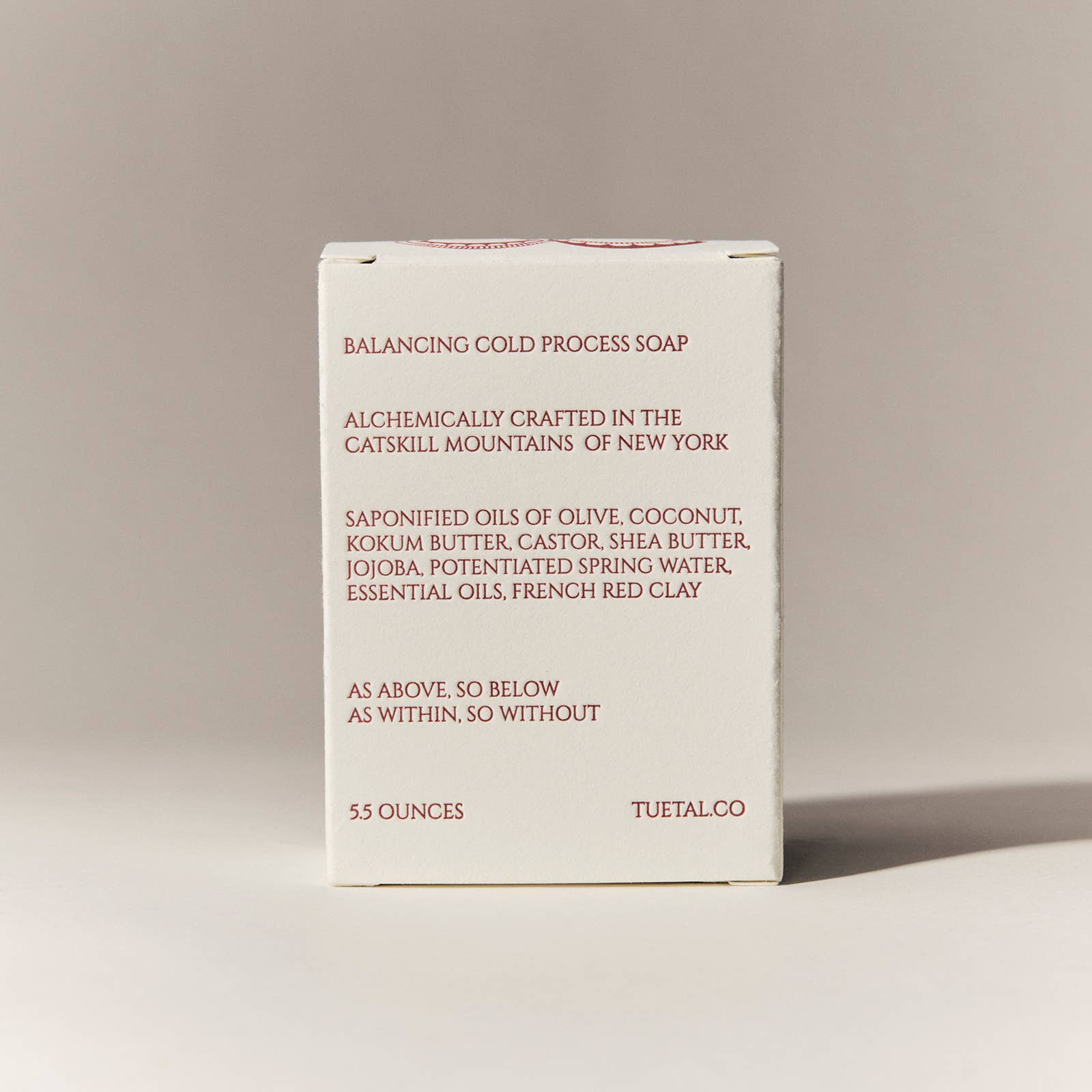 Solstice Balancing Red Clay Soap by TU-ET-AL