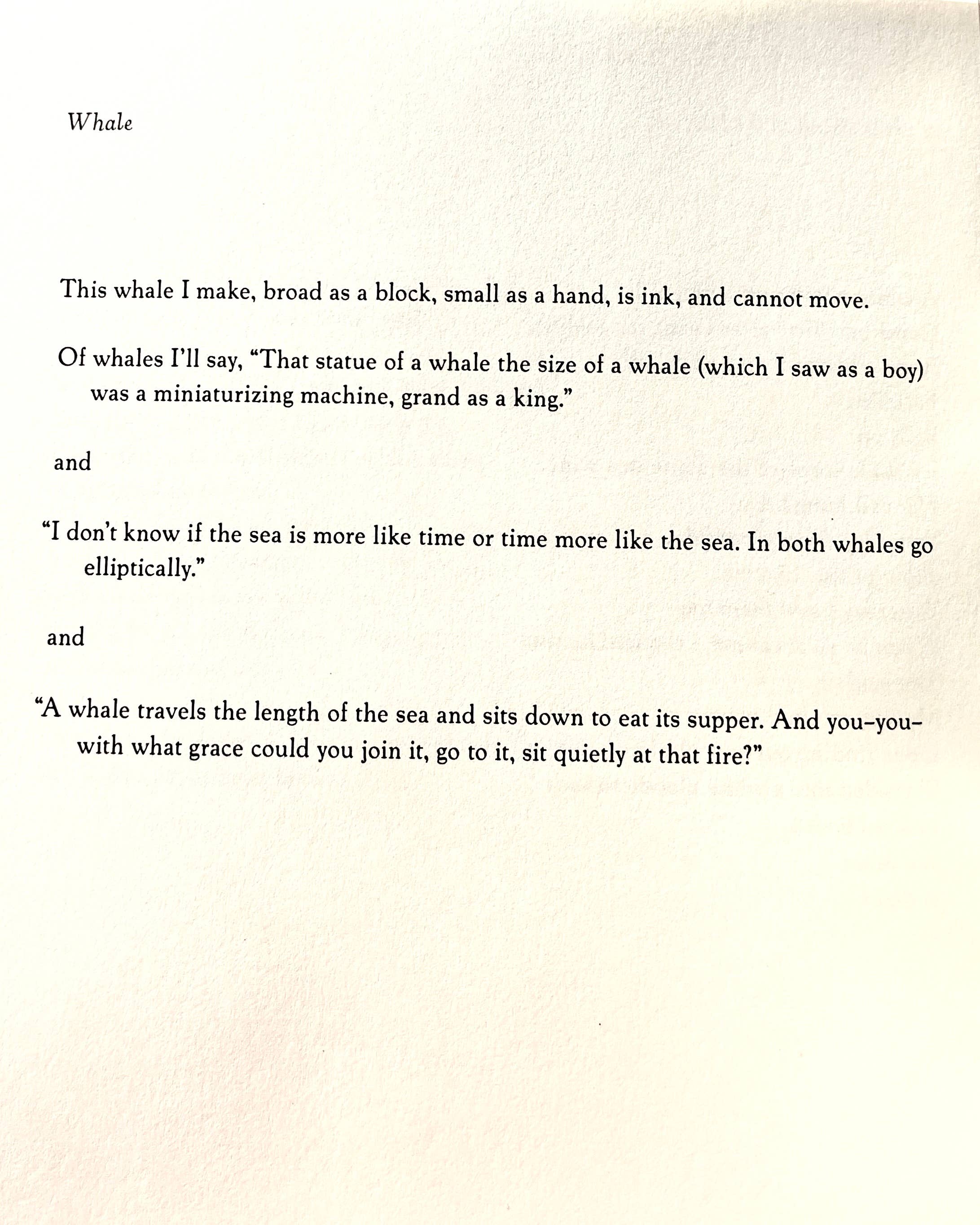 Wish the Whale Bell to be Made Fresh