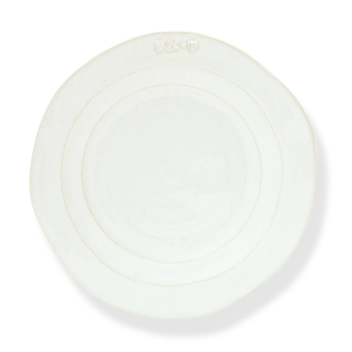 Toscana Desert Plate White, 9"