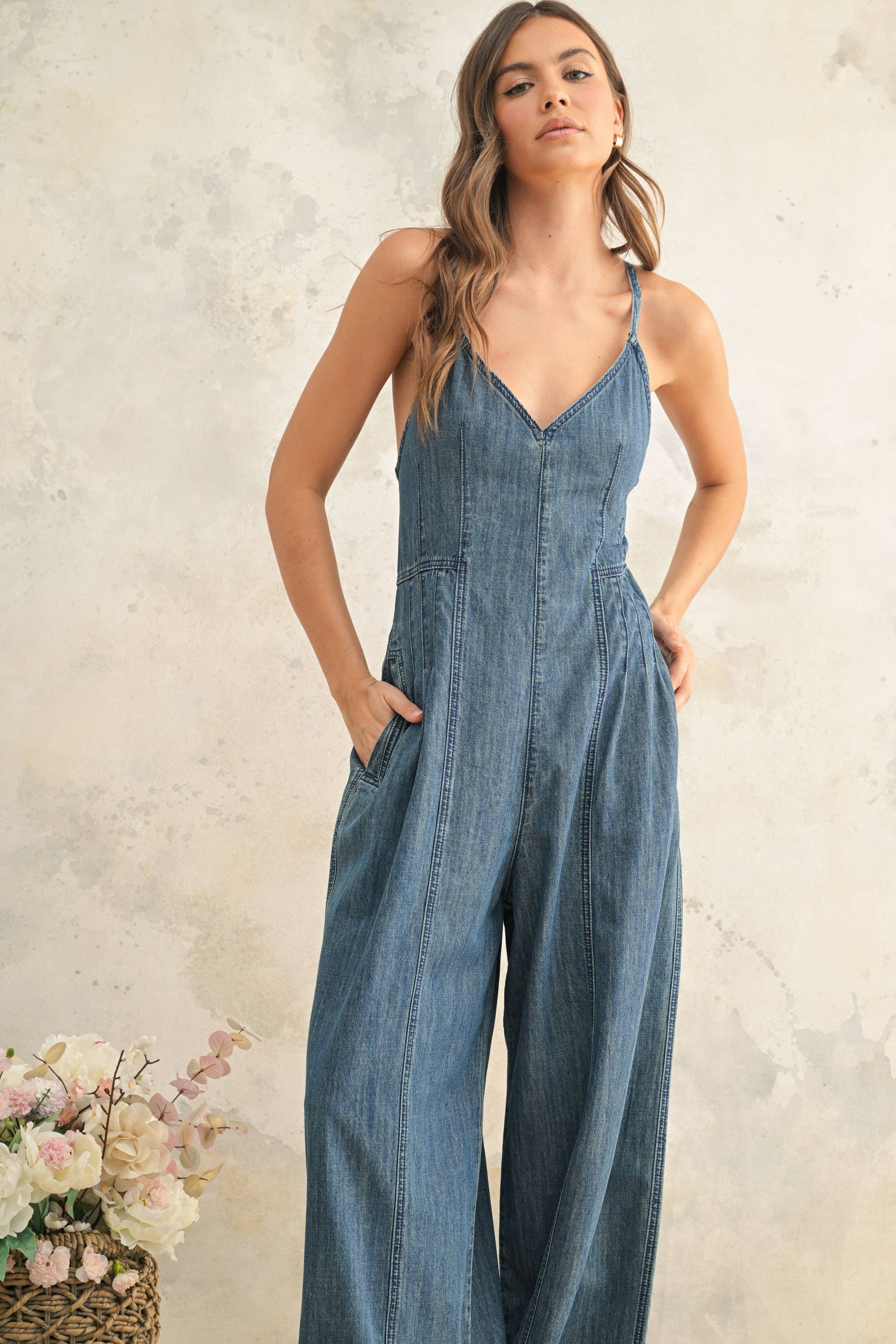 Chambray Jumpsuit