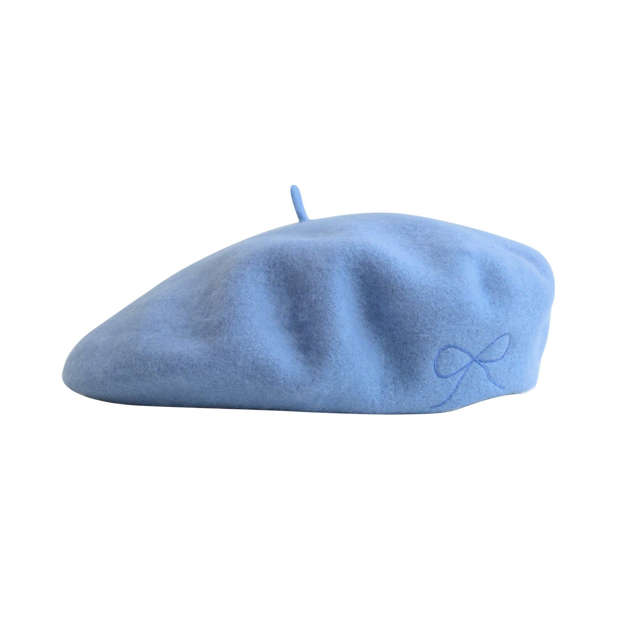 Wool Beret : Sky Blue