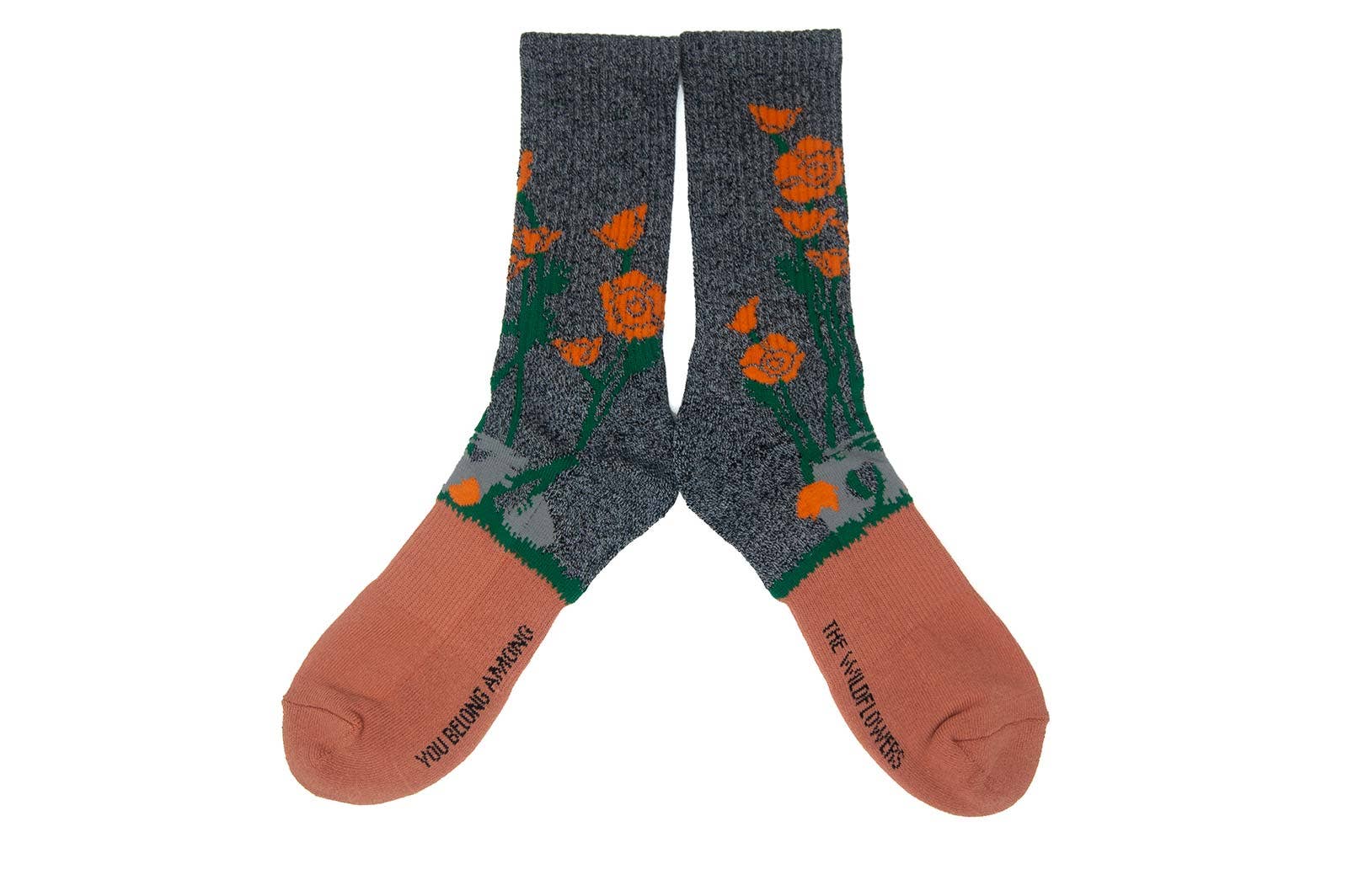 Wild Flower Socks by Ampal Creative