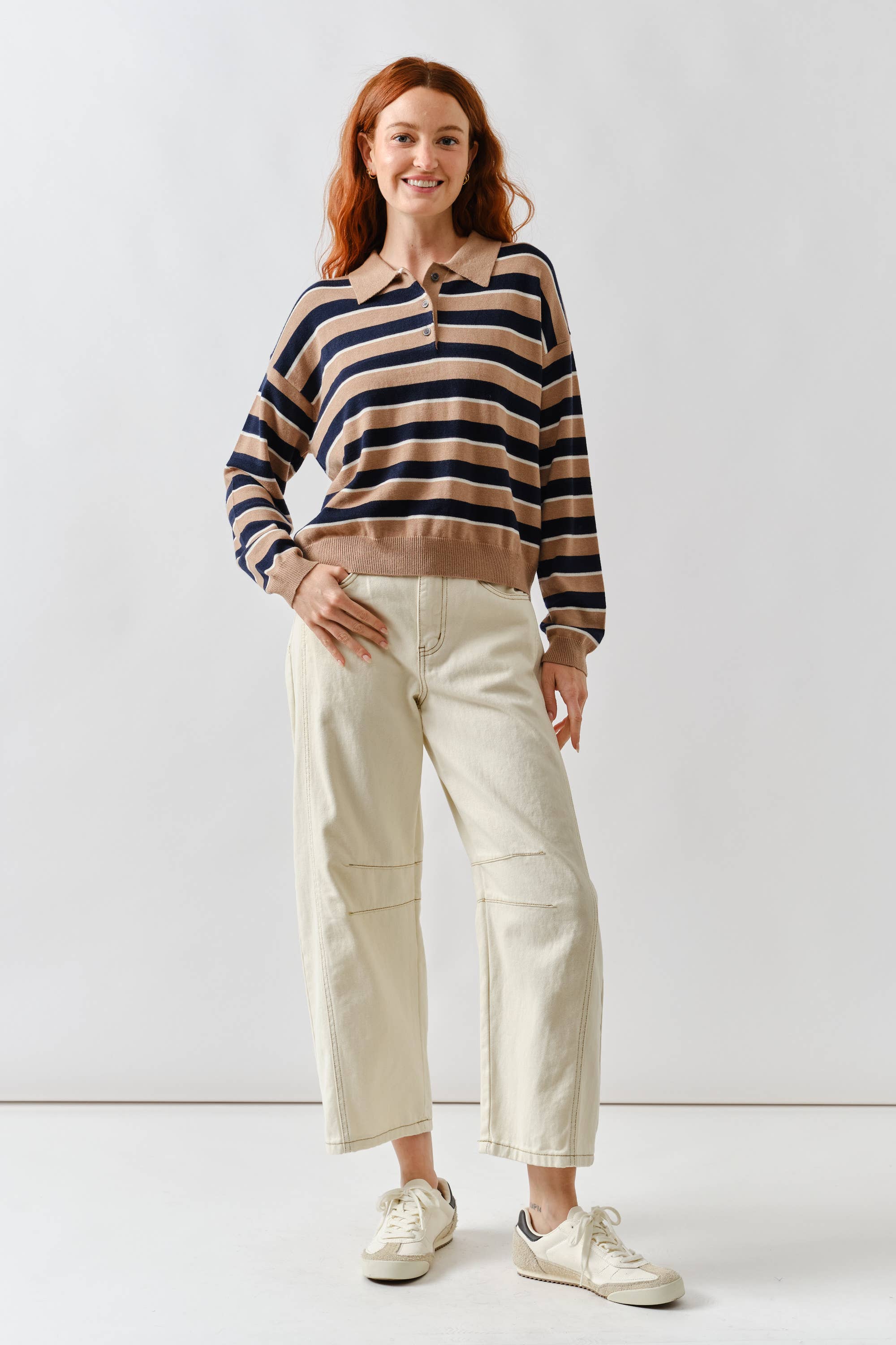 SLOUCHY BARREL JEANS