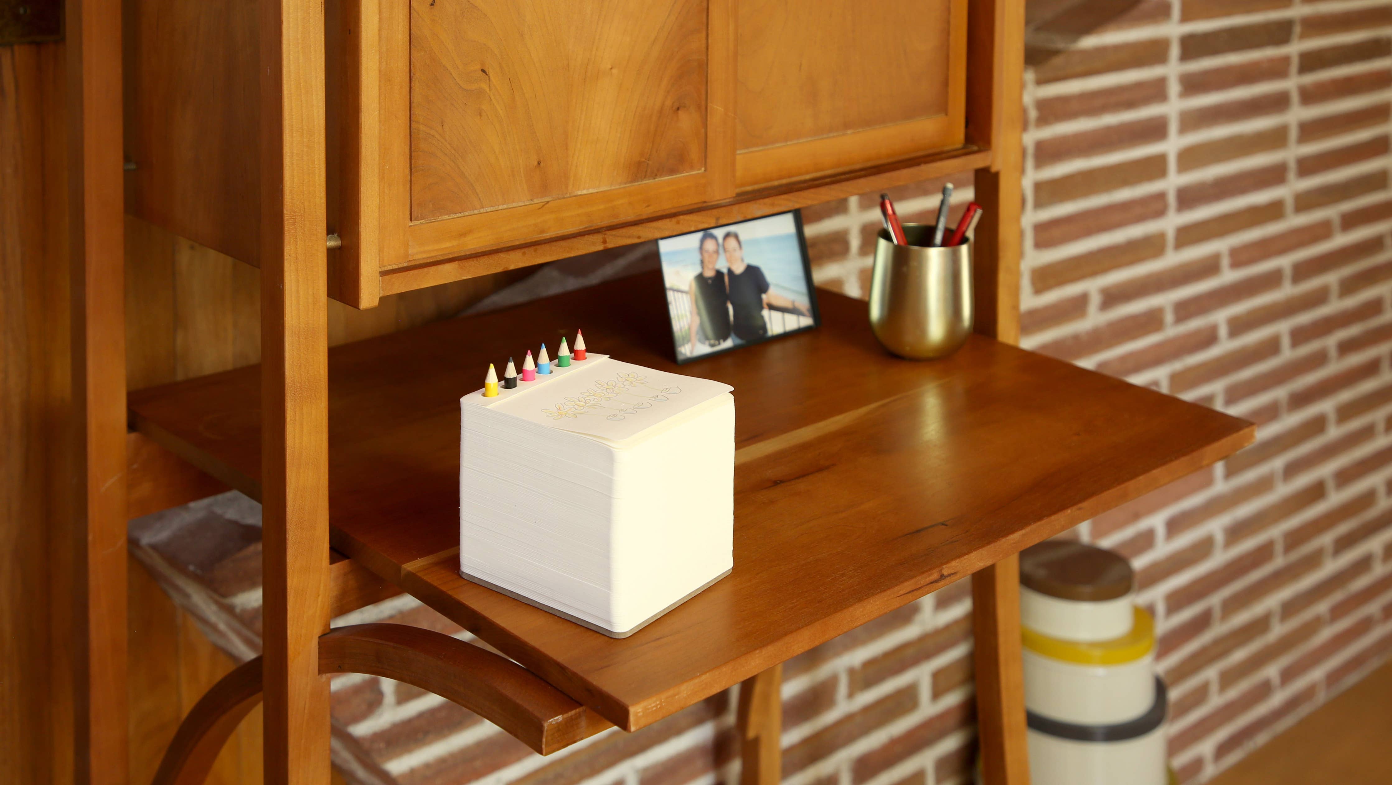 Small Chunky Sketchpad + Colored Pencils