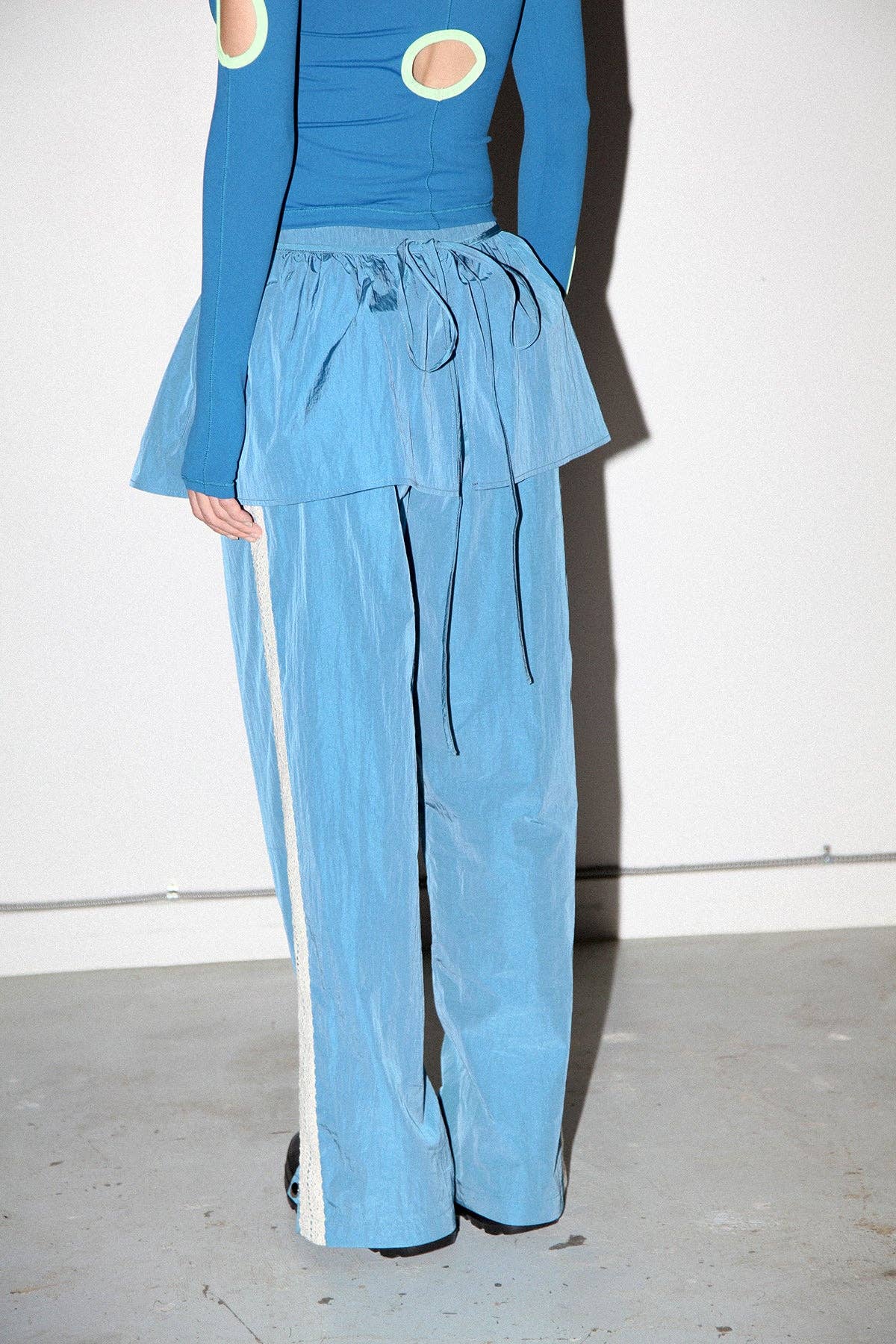 Japanese Taffeta Peplum Apron