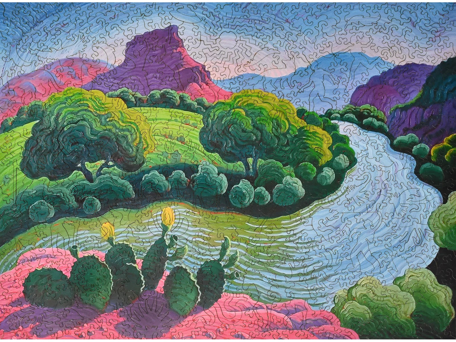 Liberty Puzzles - Cactus Above the Chama NEW RELEASE!