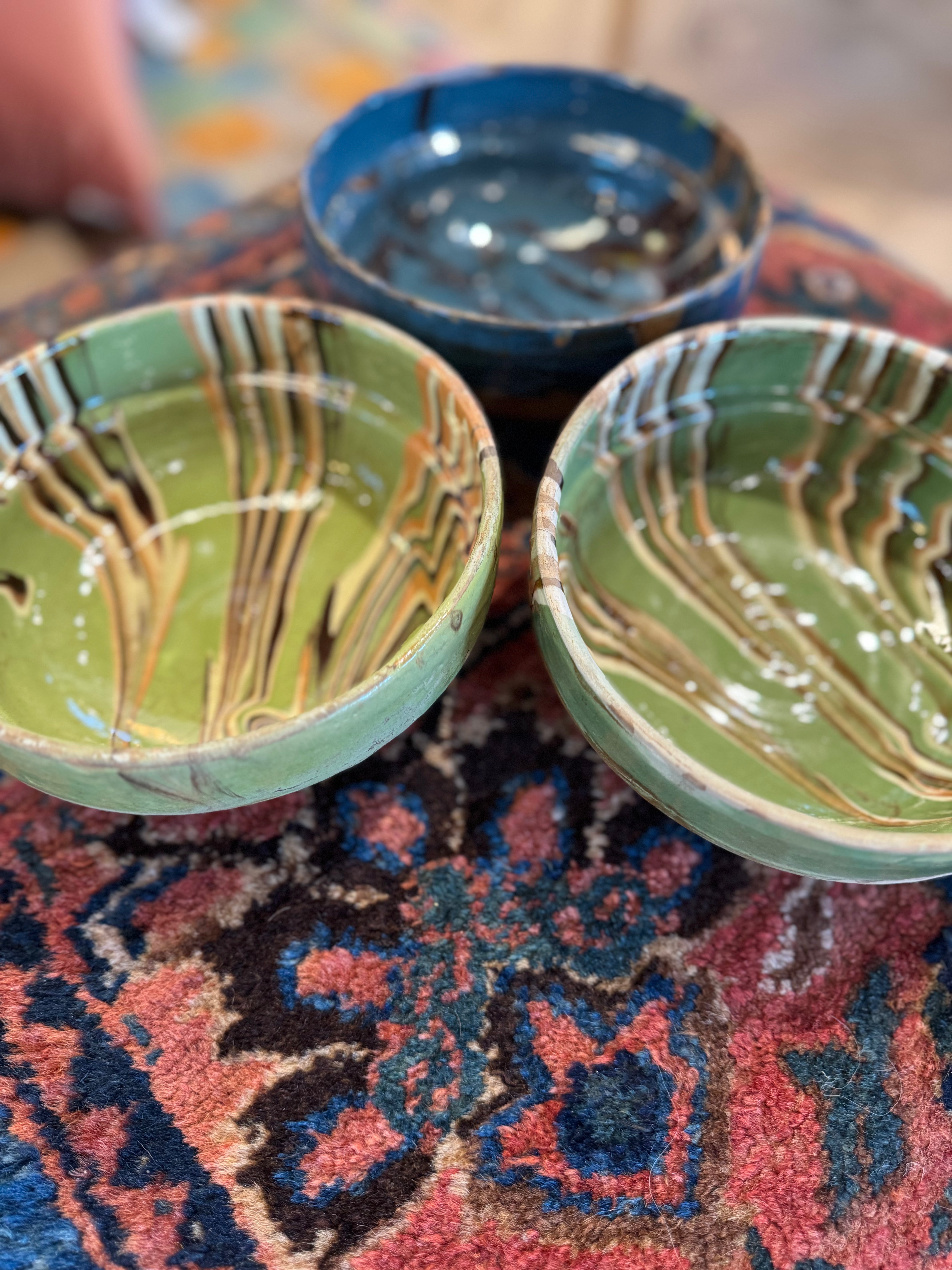 Marbelized Cottage Bowls