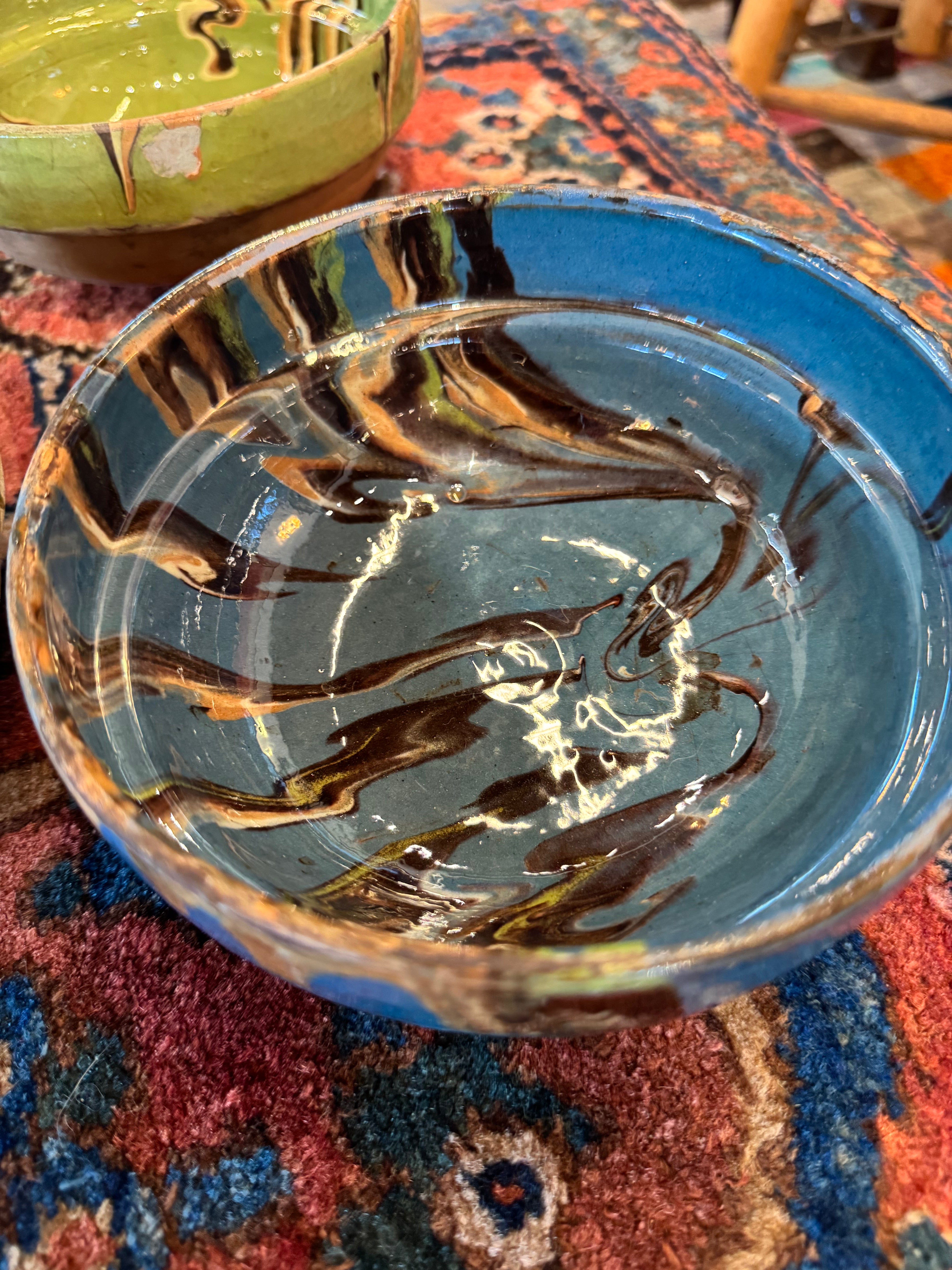 Marbelized Cottage Bowls