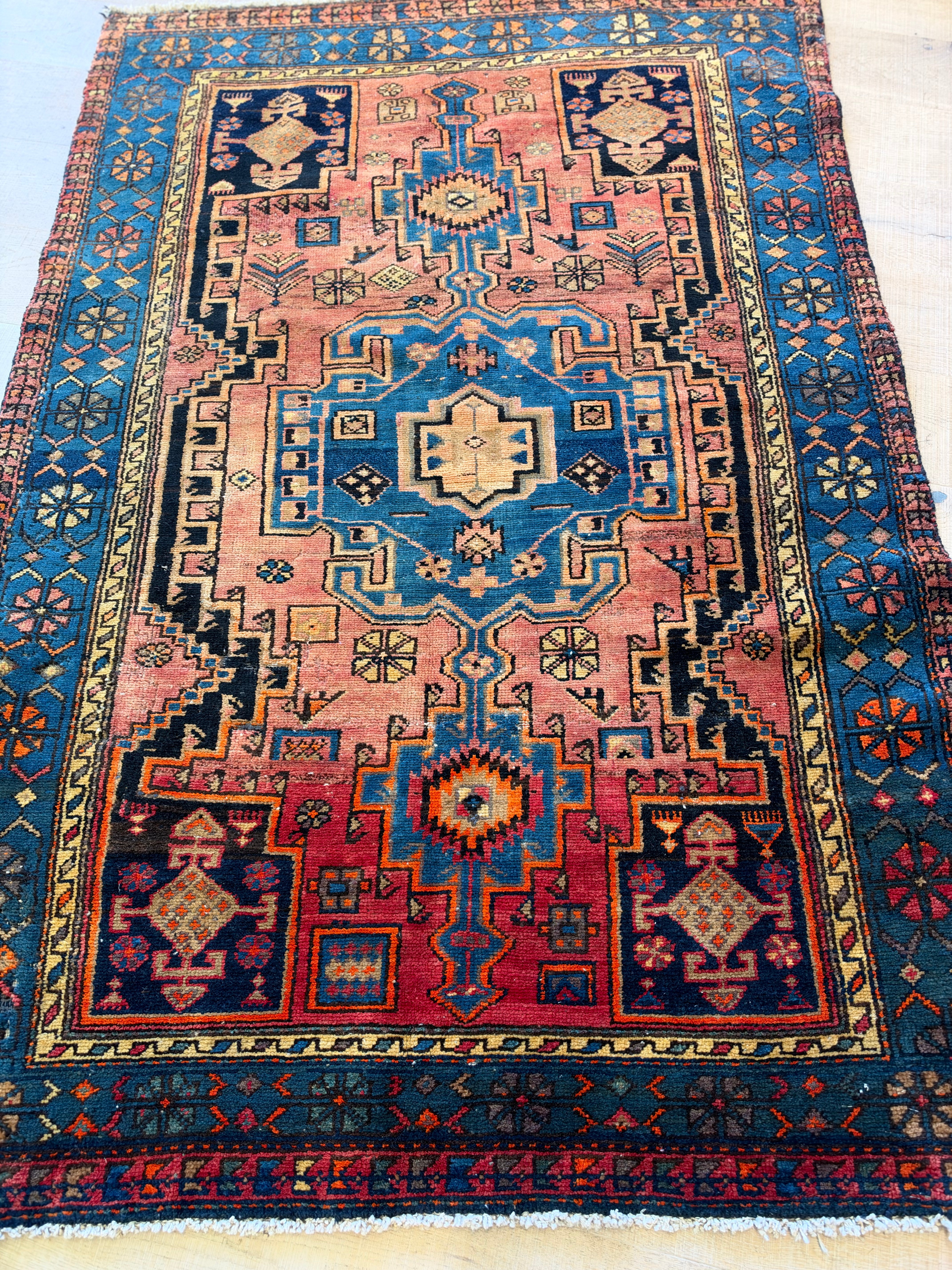 Vintage Turkish Rug 48" x 74 1/2"