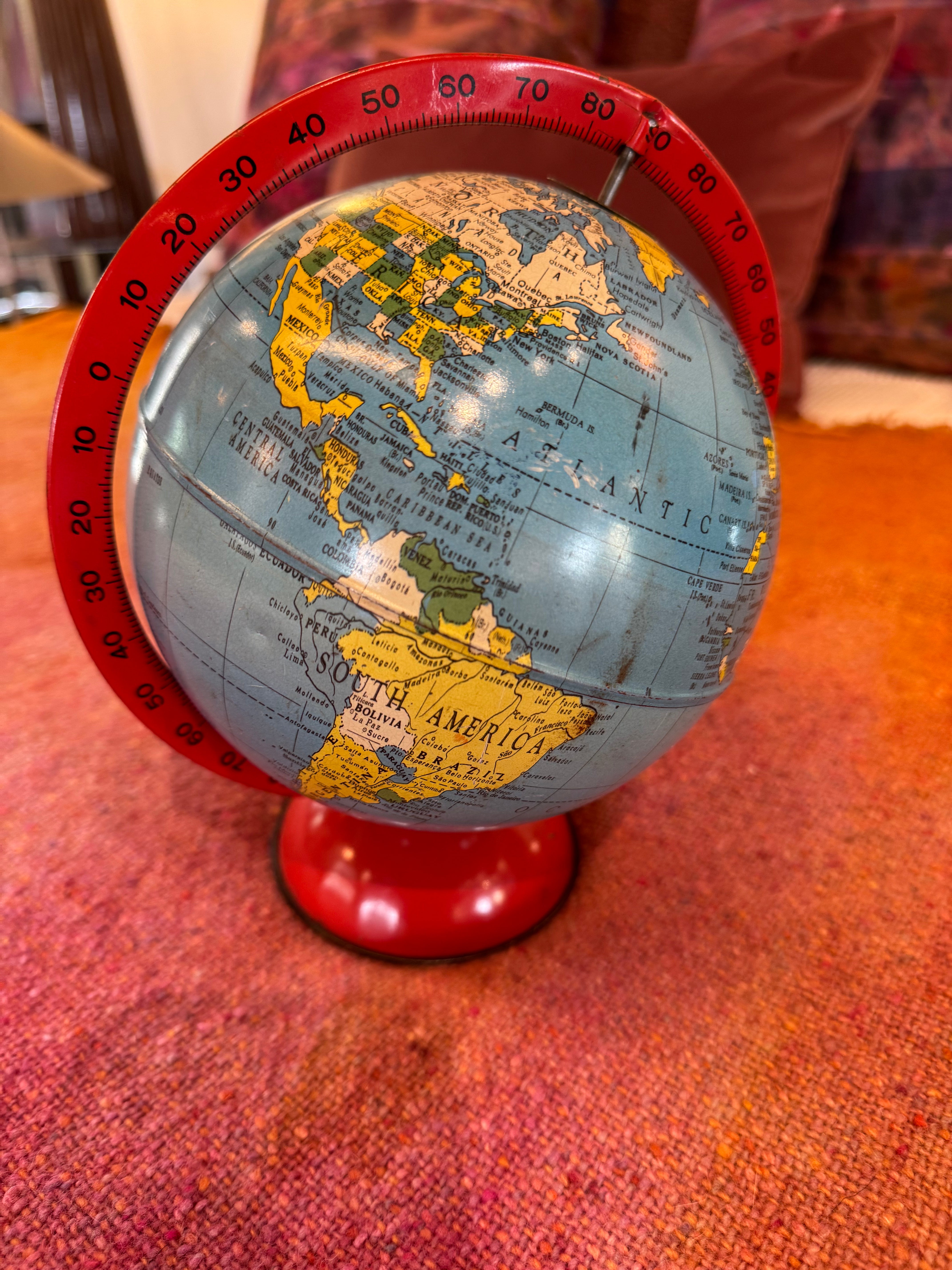 Vintage Tin Globe
