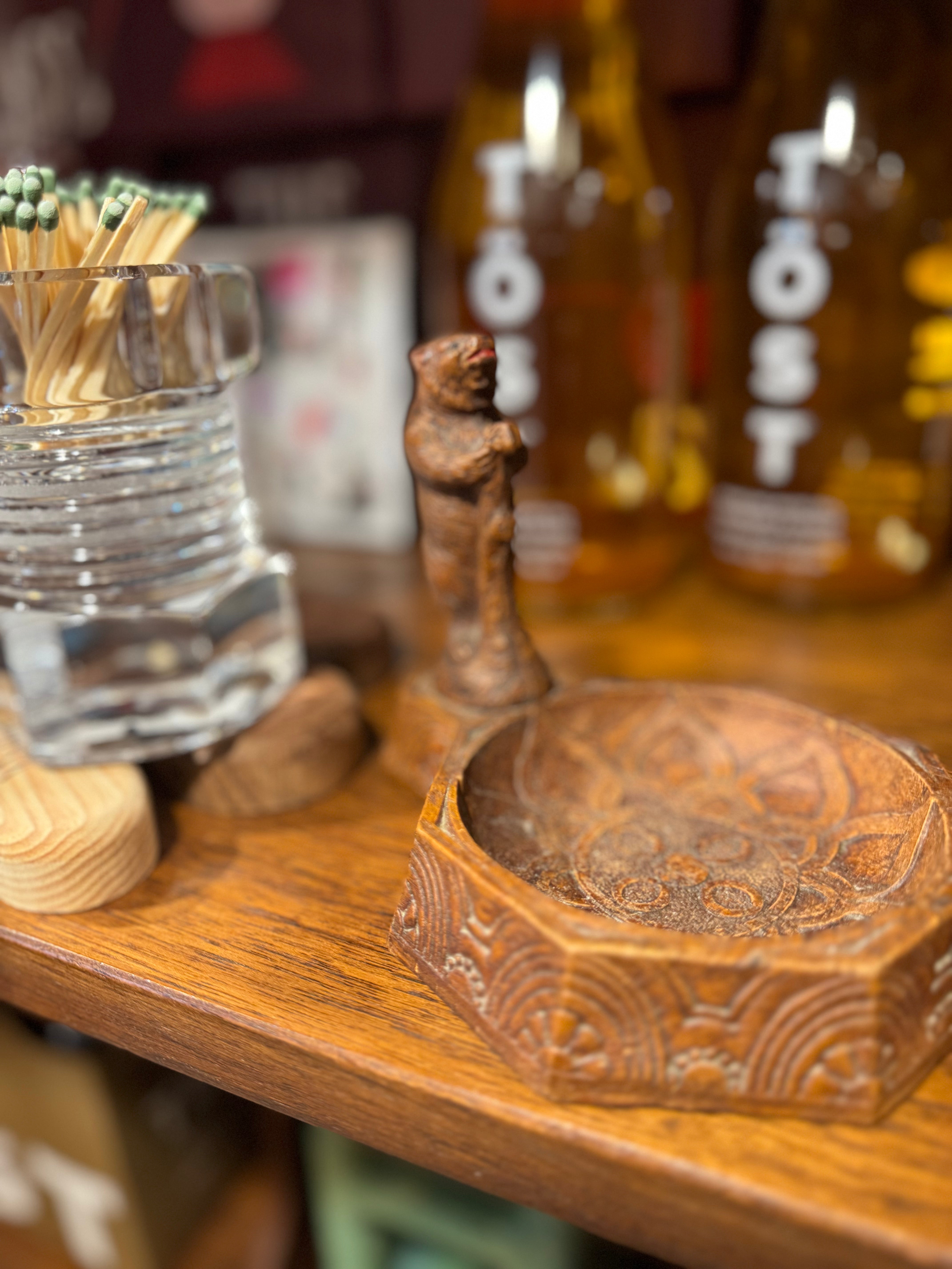 Standing Bear Pipe Rest