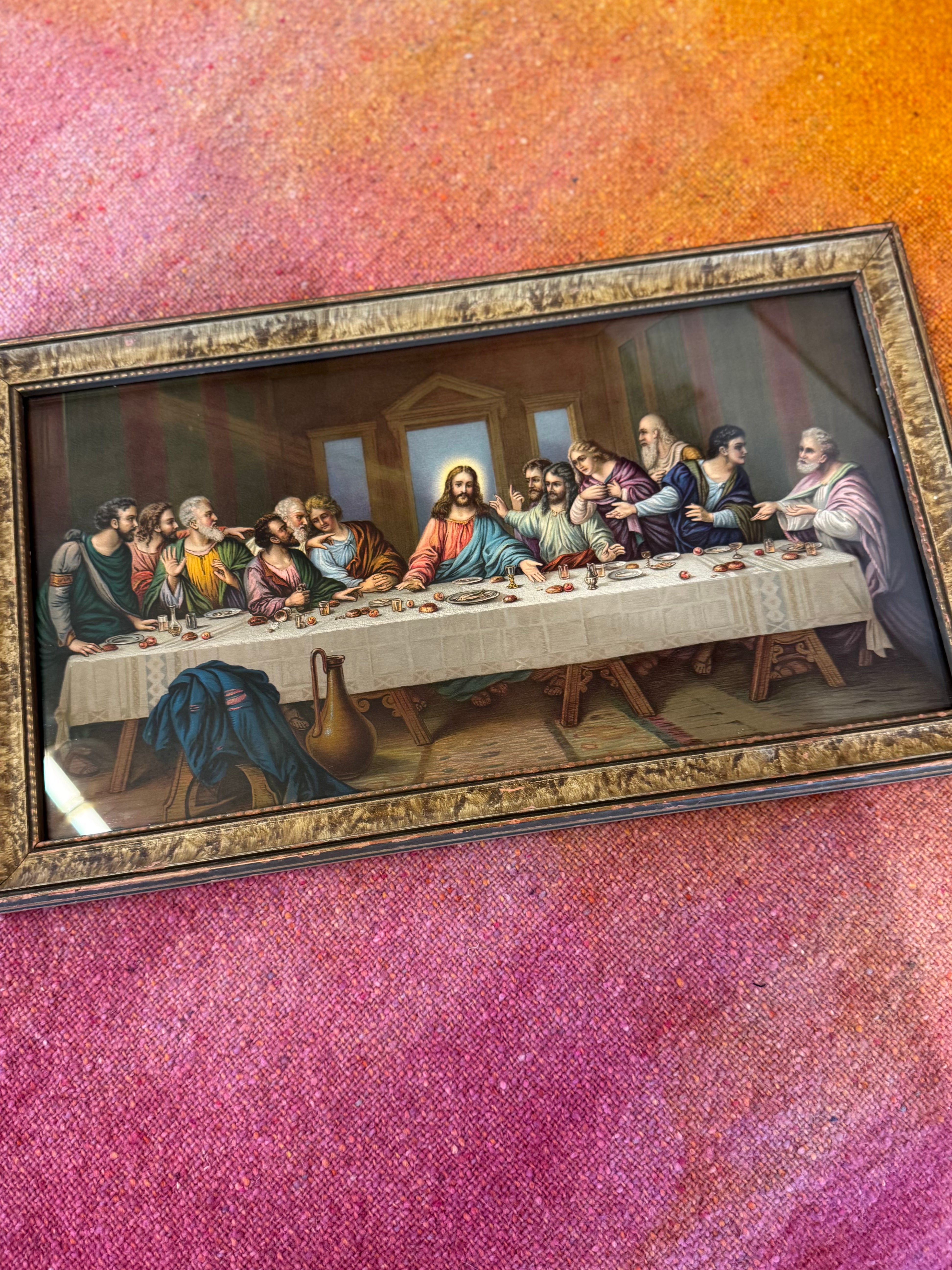 The Last Supper: Vintage Lithograph