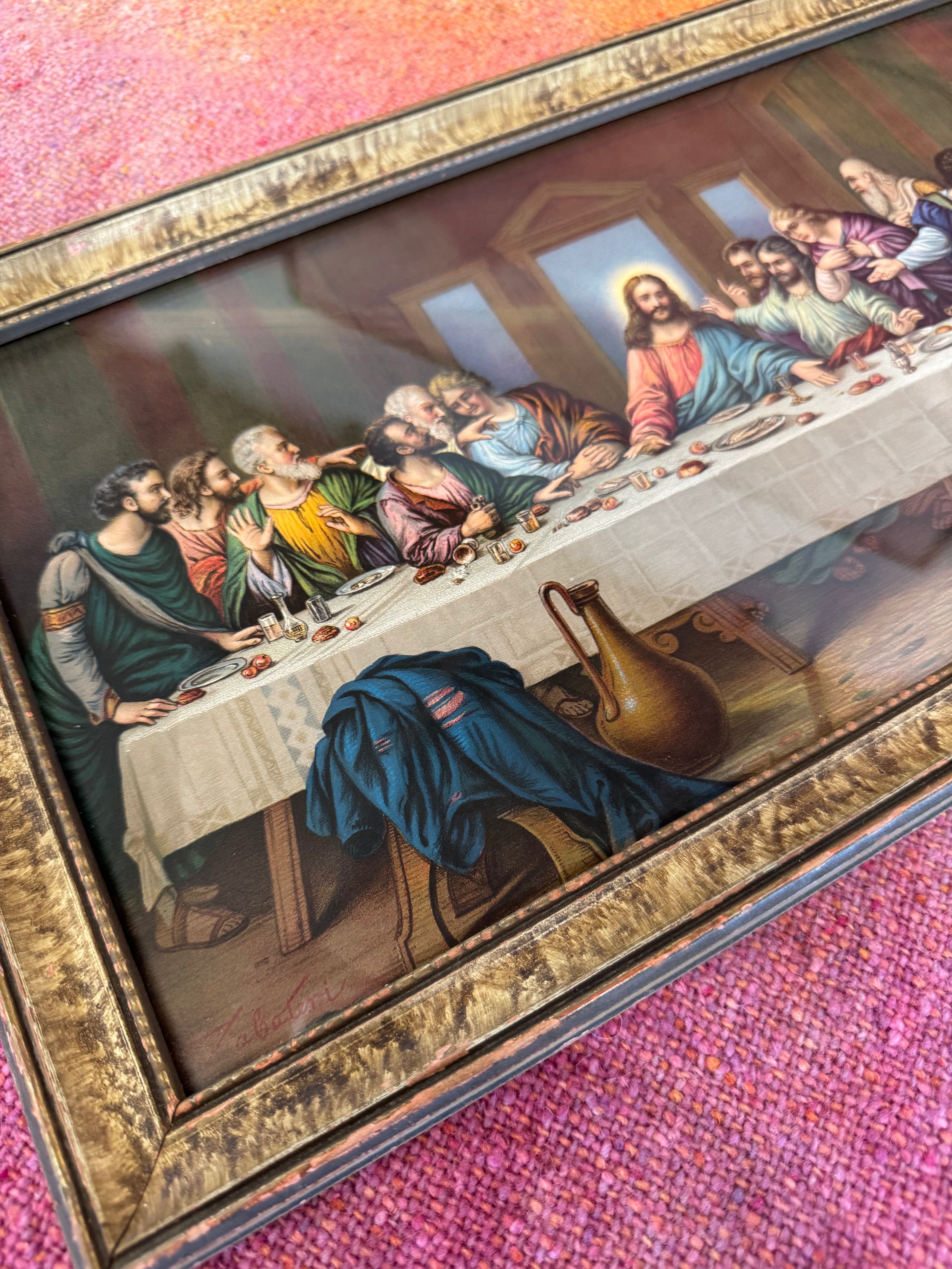 The Last Supper: Vintage Lithograph