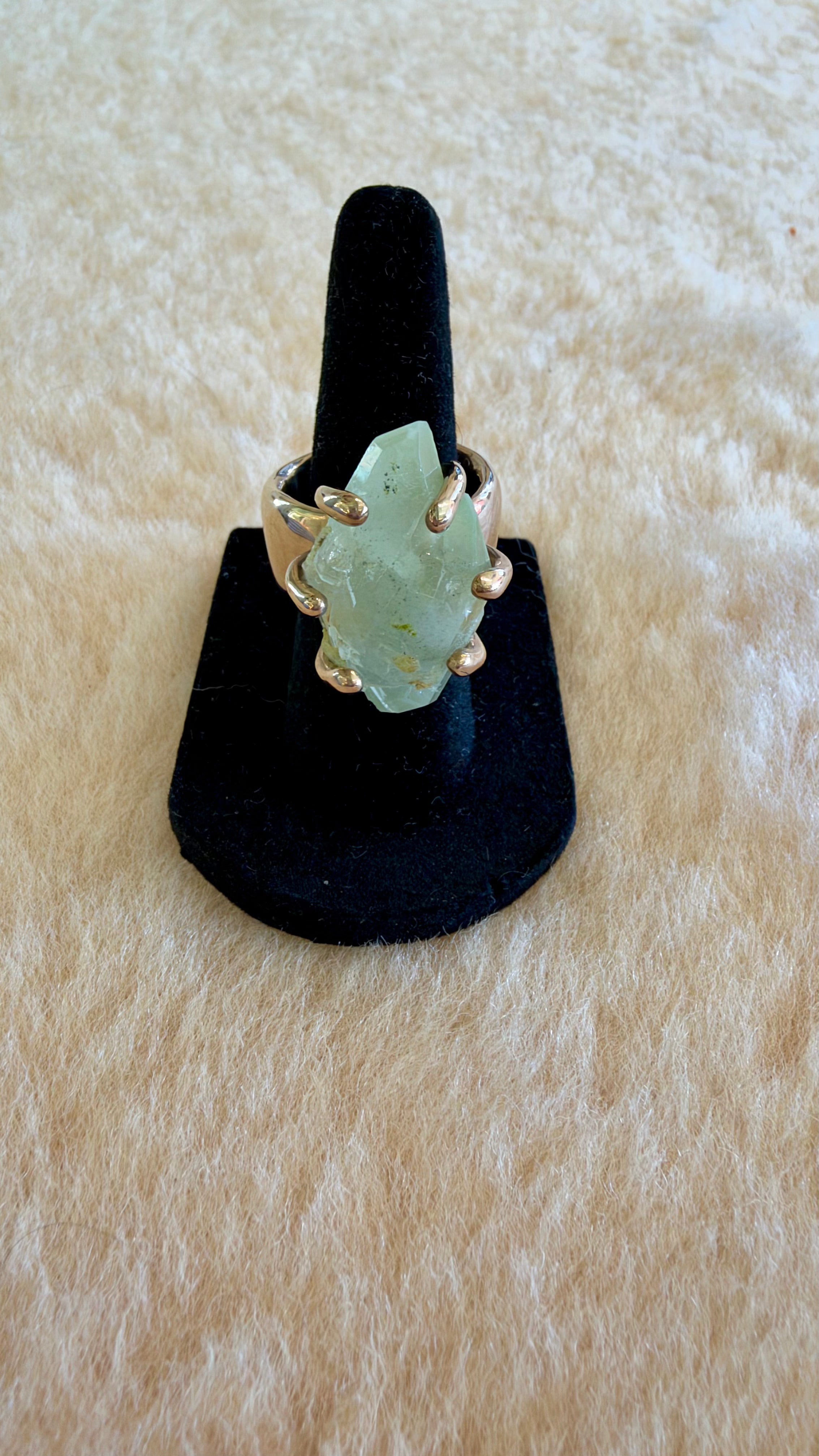 Dream Quartz Bronze Ring by Carina Schott