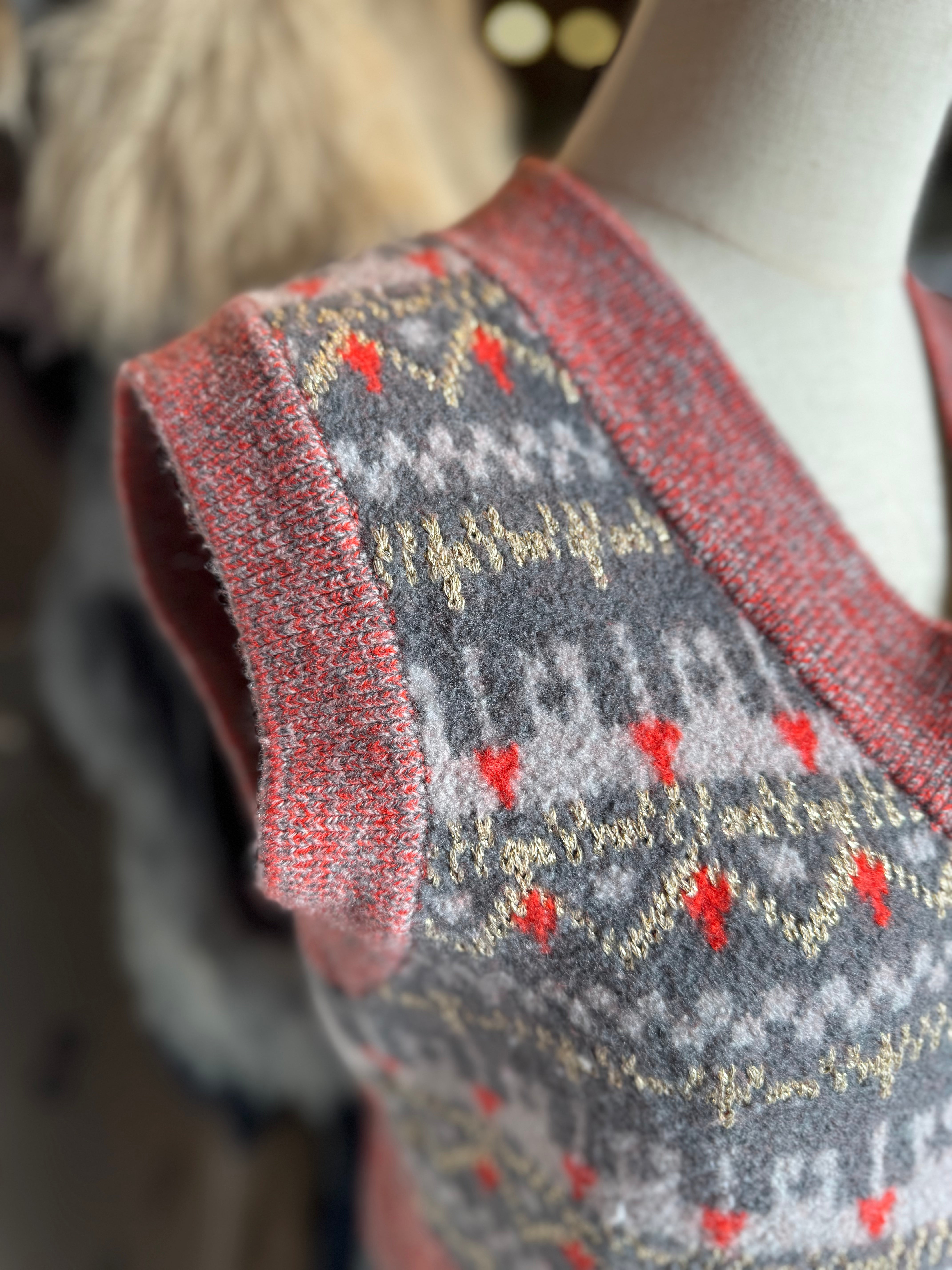 Cropped Sweater Vest