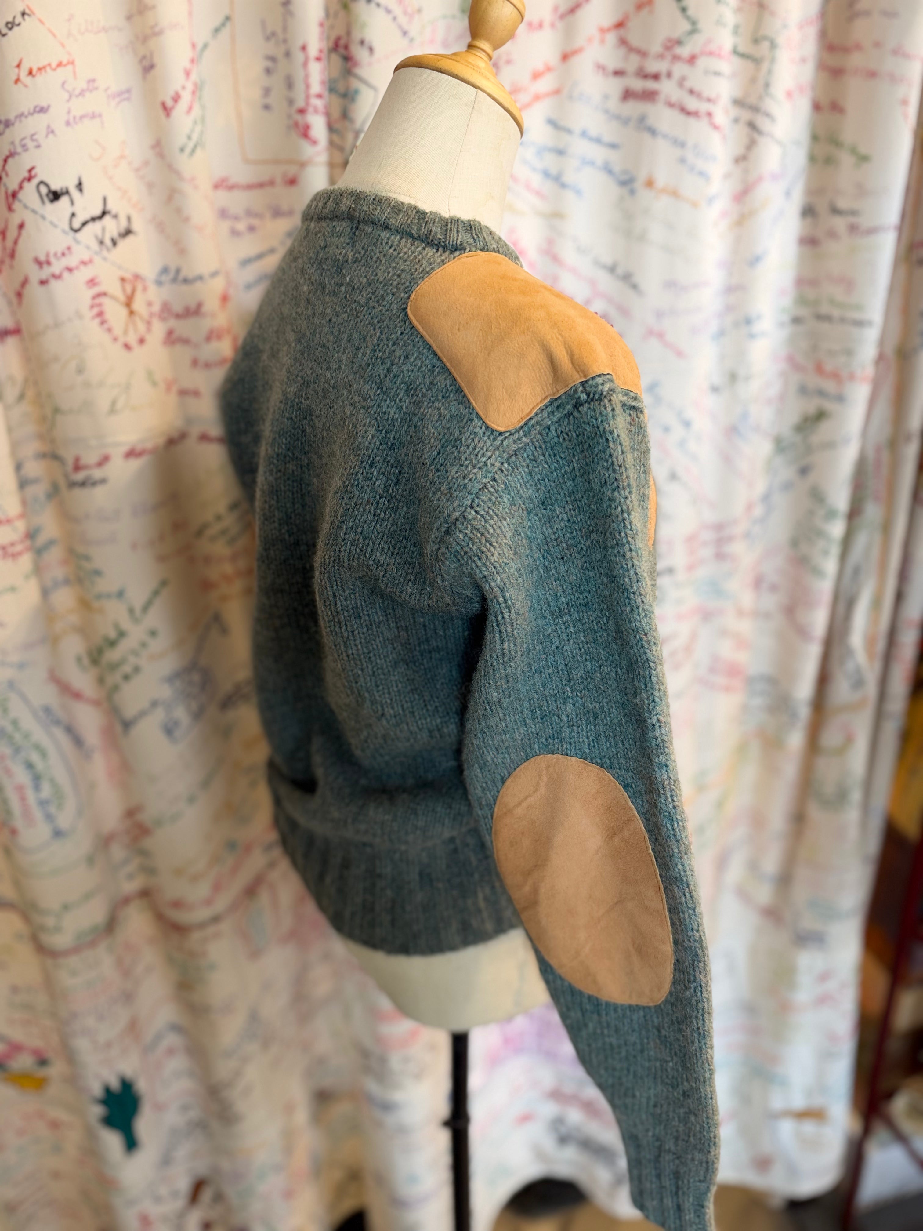 Ralph Lauren Sweater + Suede Recoil Pad + Elbow Patches