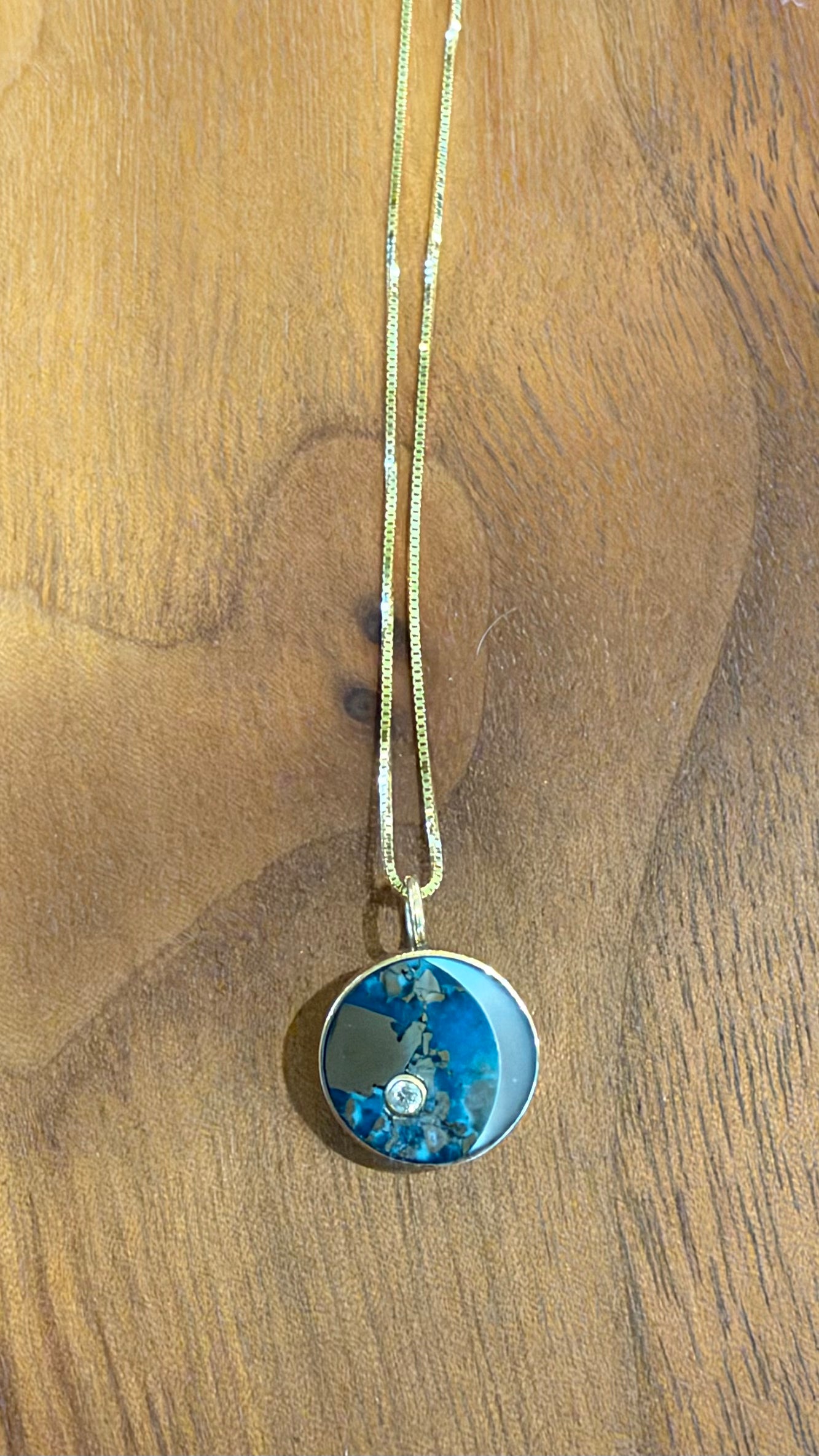 MOON PHASE NECKLACE by Young In The Mountains