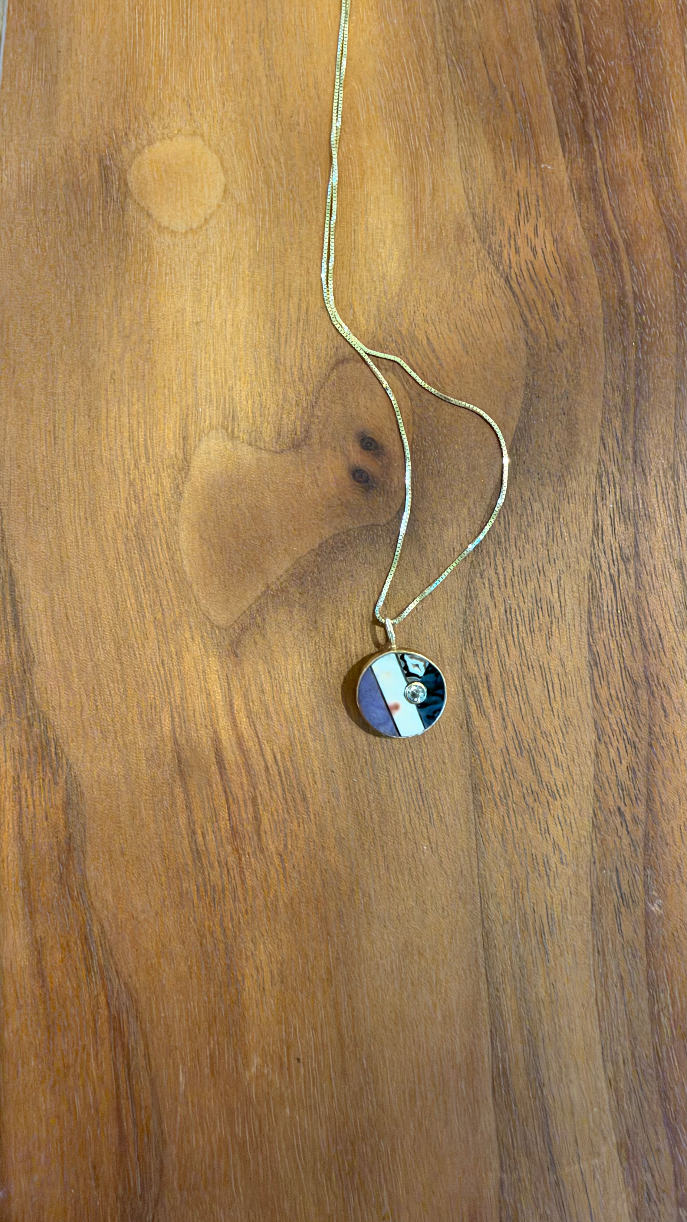 MOSAIC NECKLACE #1 by Young In The Mountains