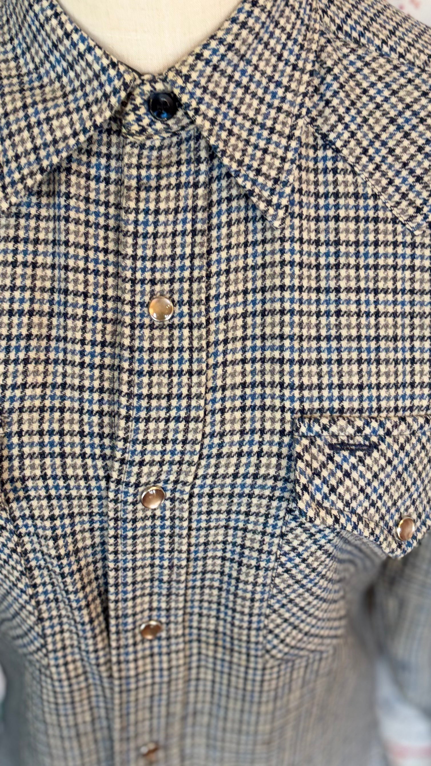 Pendleton Houndstooth Western Shirt