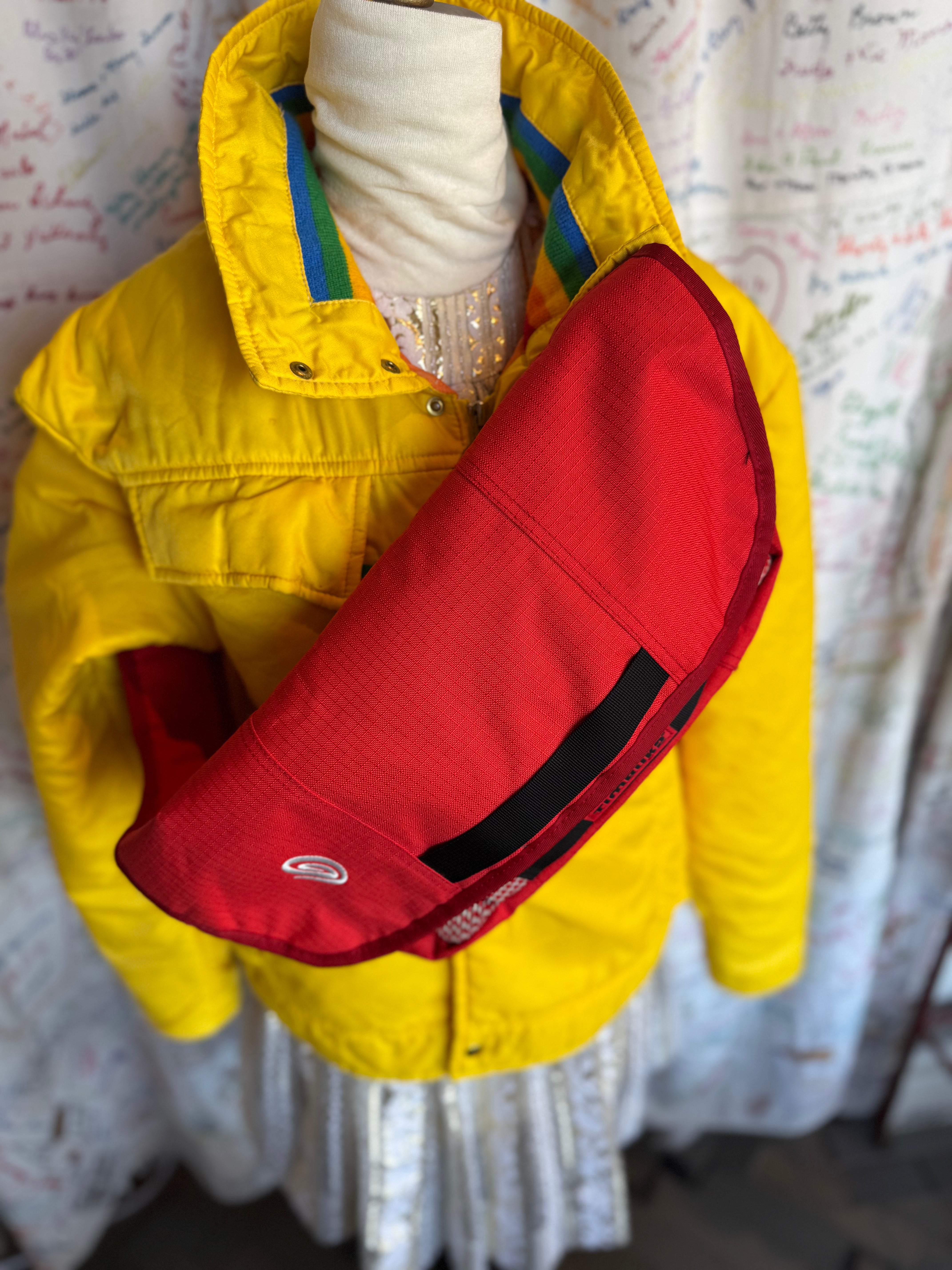 80's Vintage Yellow Ski Jacket