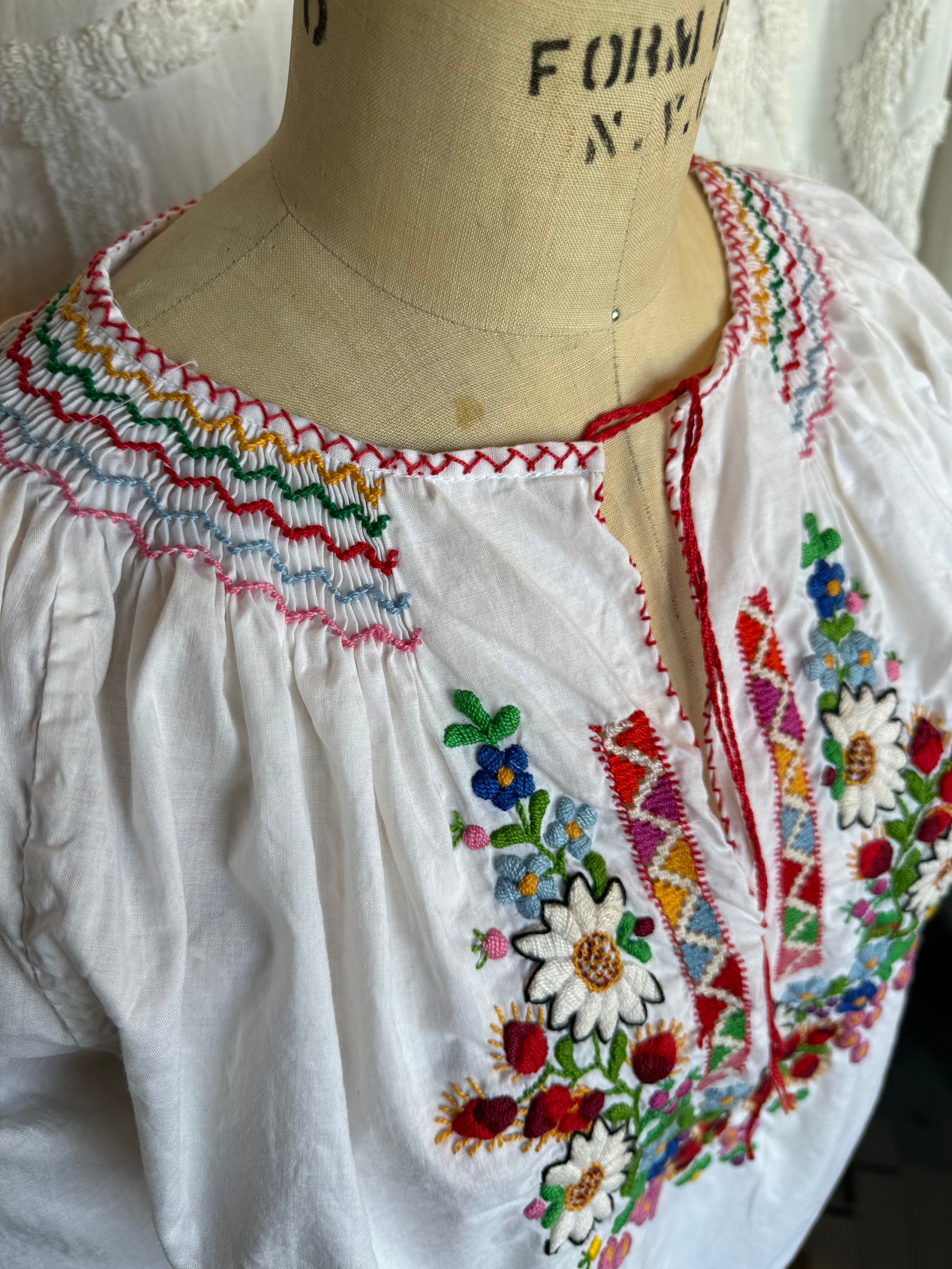 ESC embroidered peasant blouse