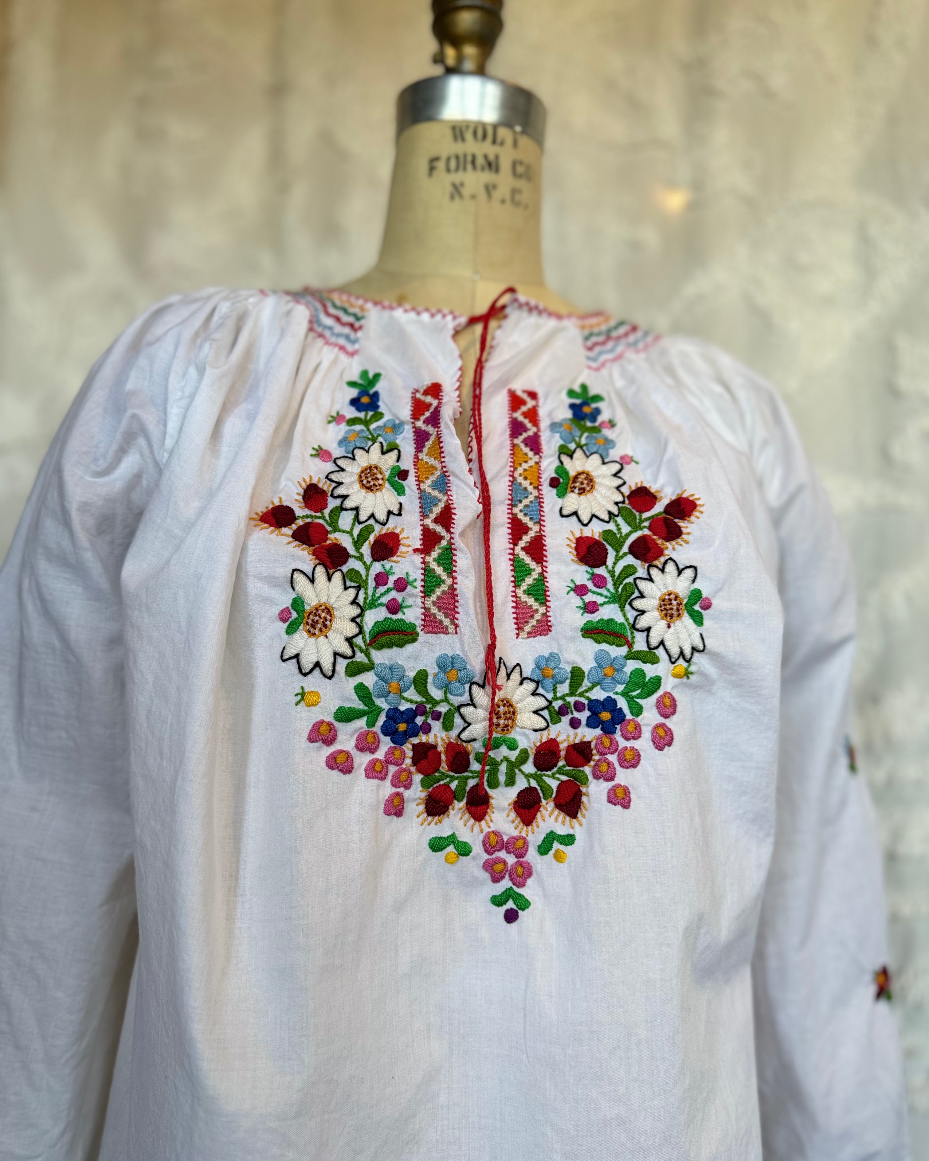 ESC embroidered peasant blouse