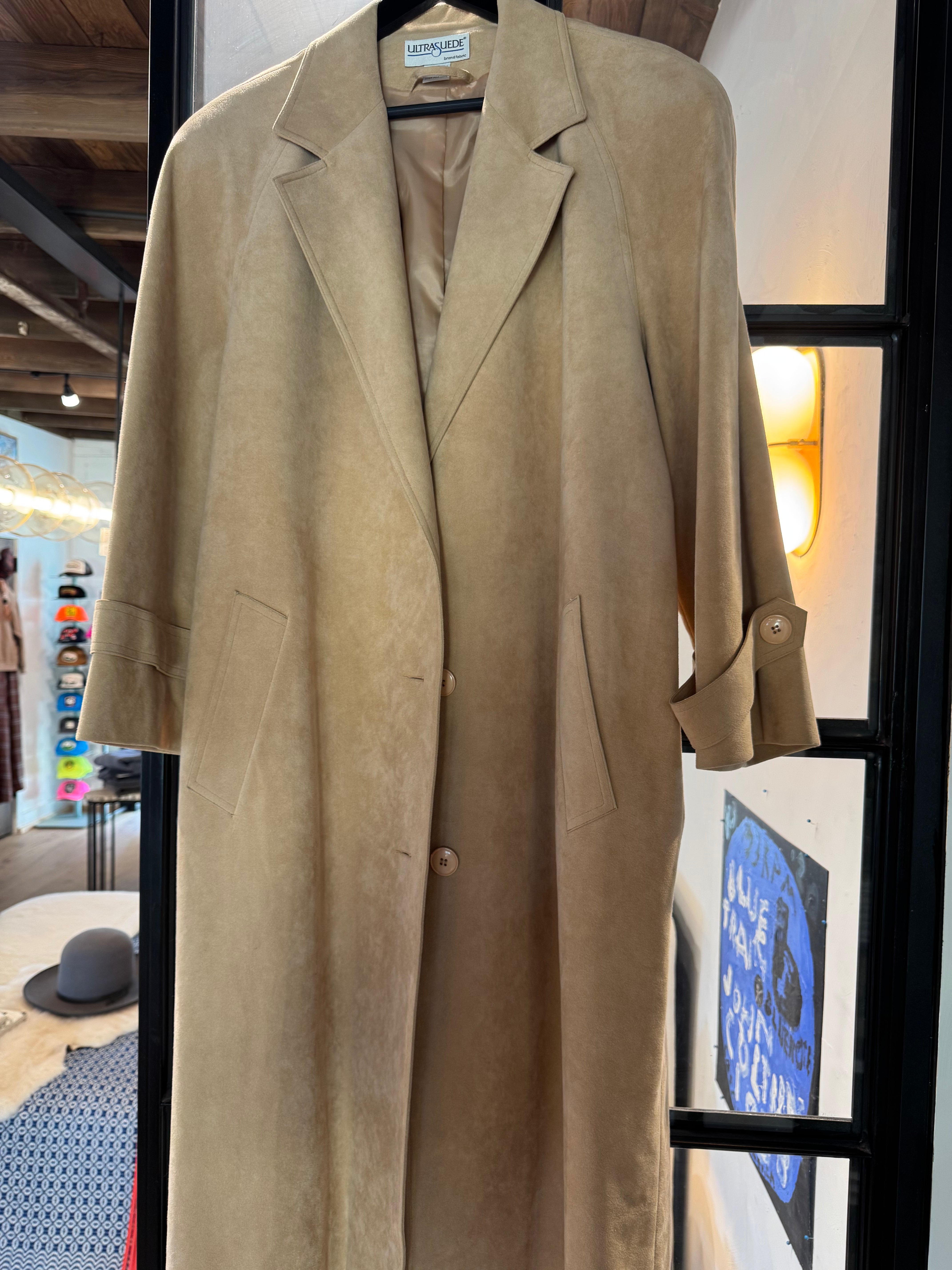 esc. Ultra Suede Trench