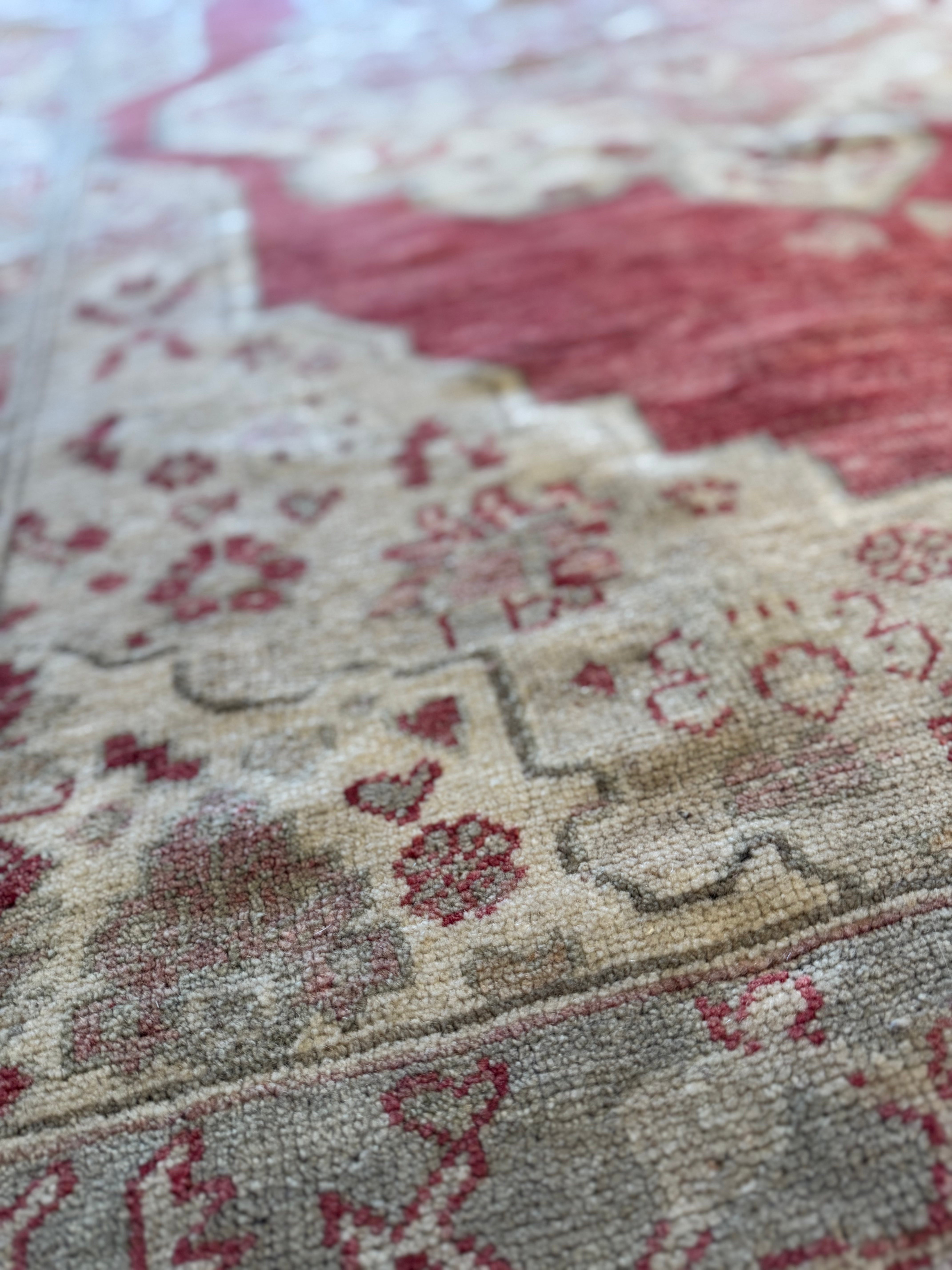 Vintage Turkish Rug 4'6" x 6'4"