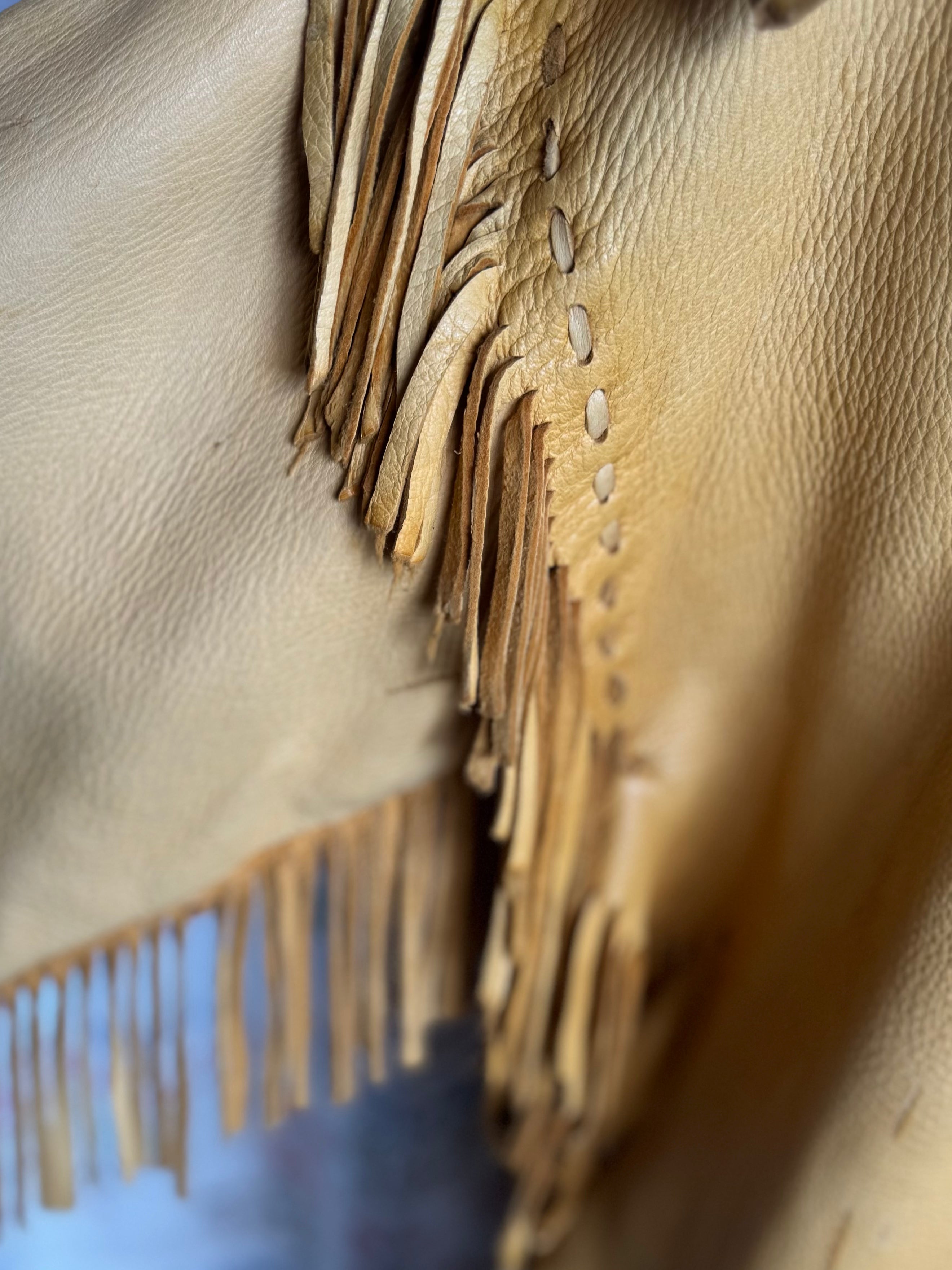 esc. Buckskin Fringe Pull Over