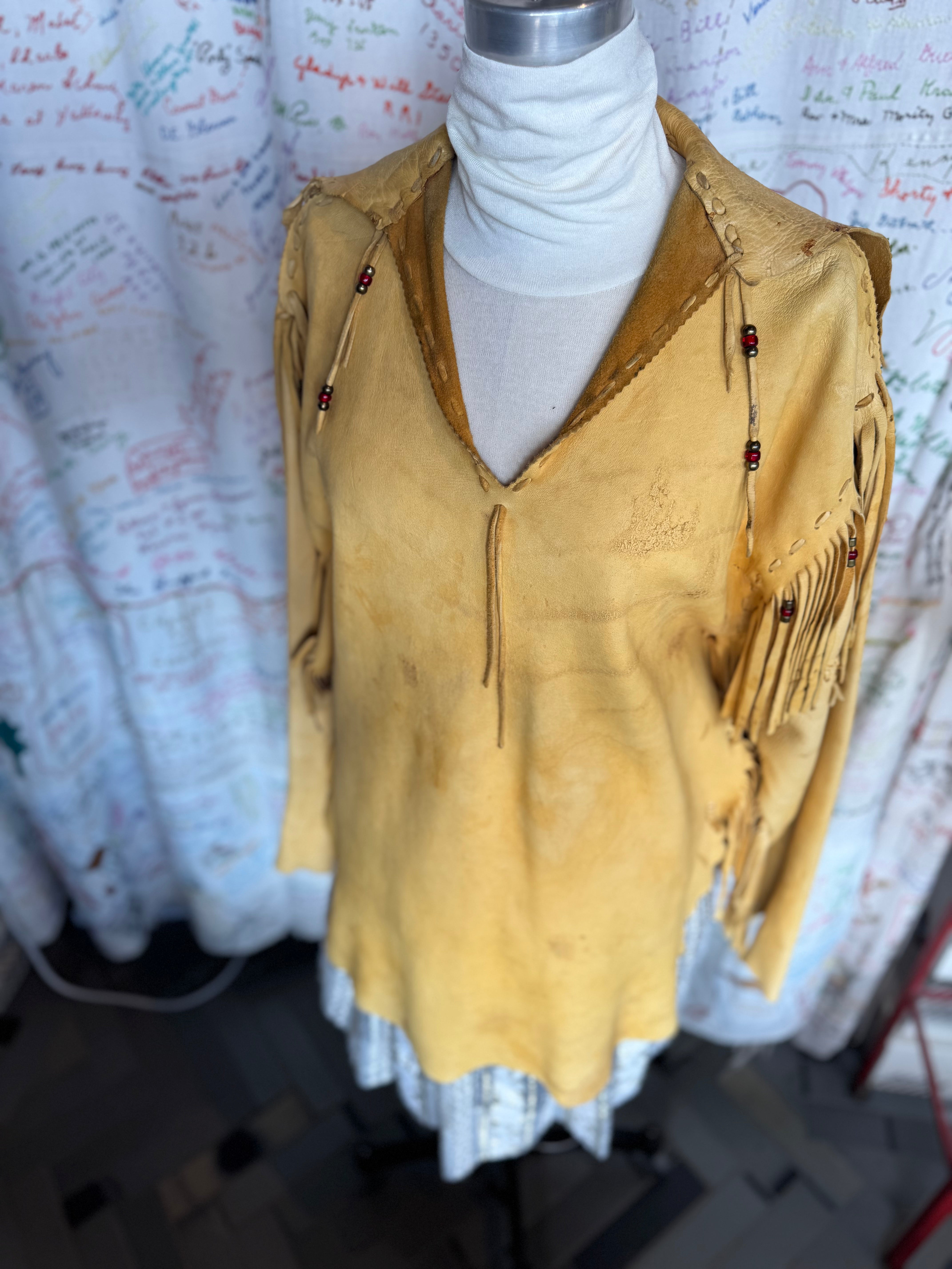 esc. Buckskin Fringe Pull Over
