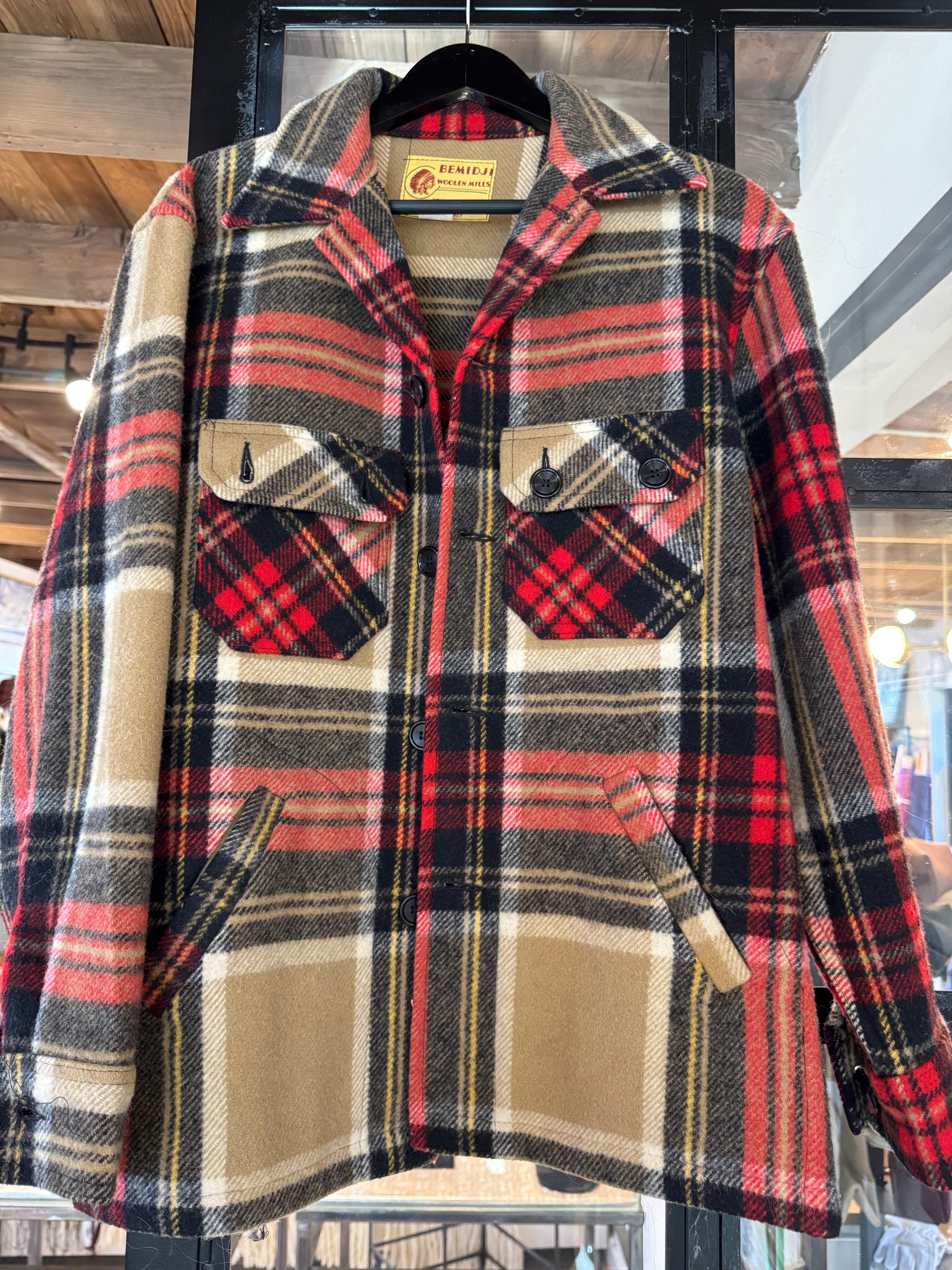 esc. Bemidgi Woolen Mills Plaid Jacket