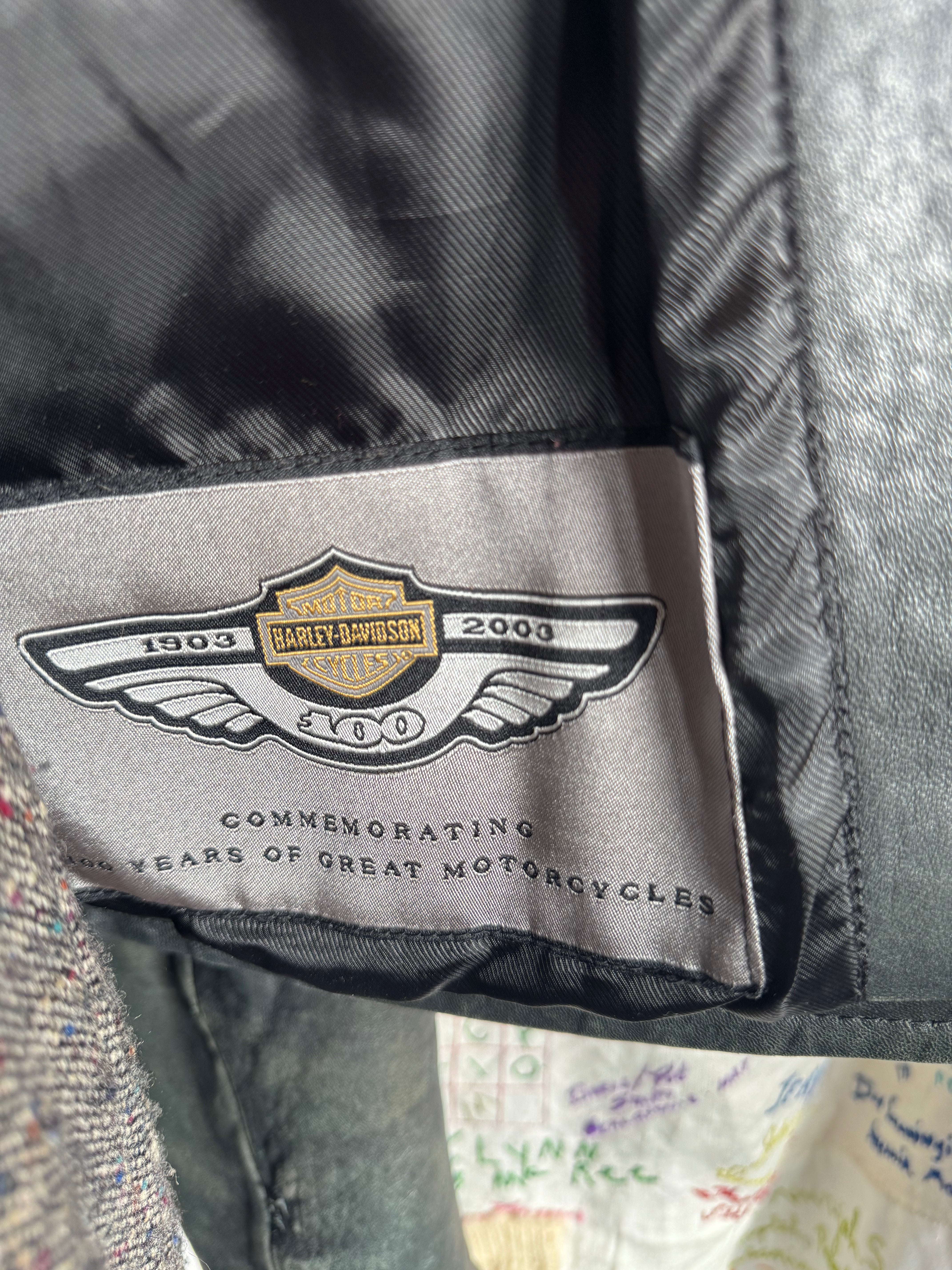Harley Davidson 100 year Commemorative Leather Jacket