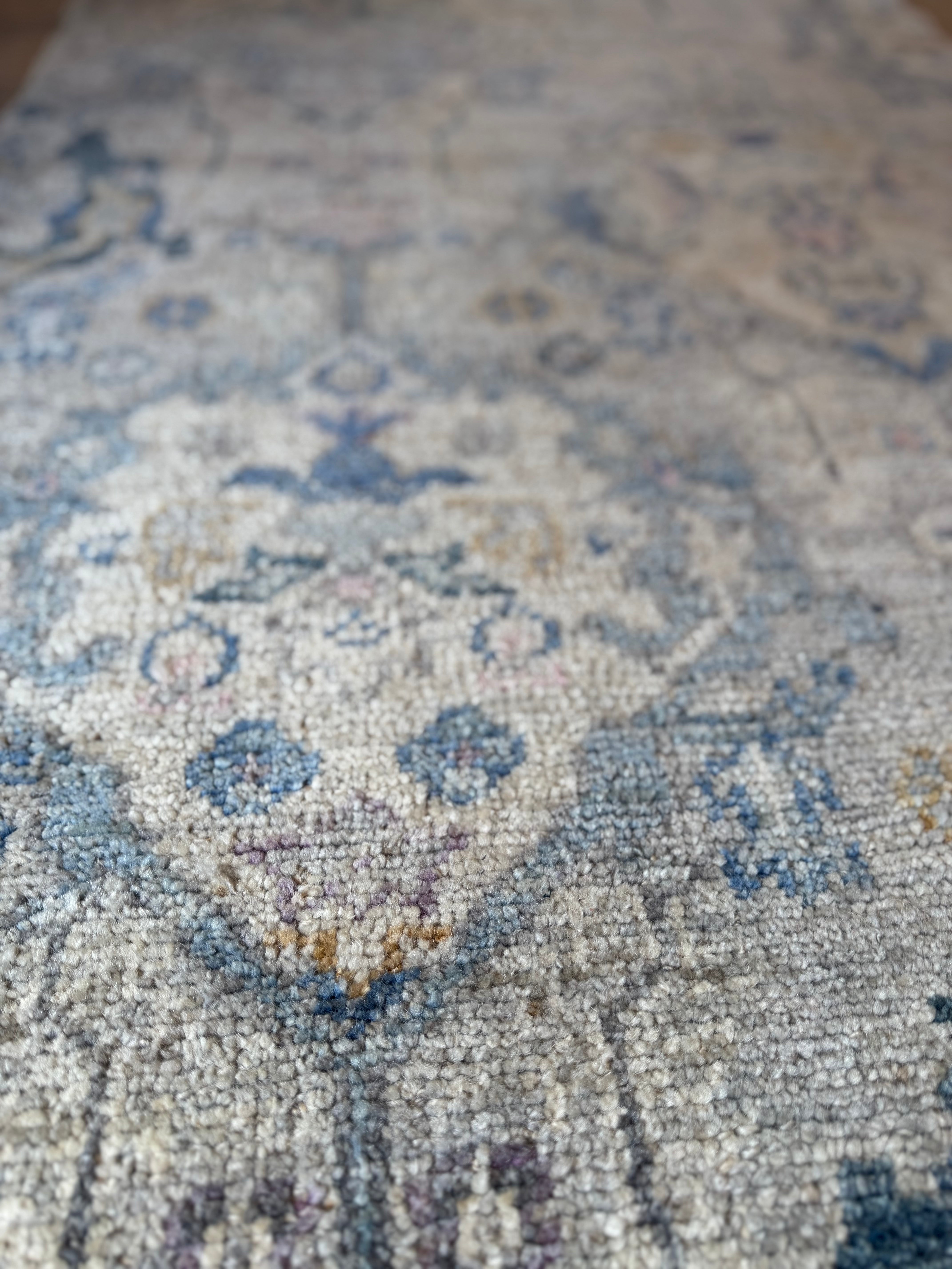 Turkish Angora Ushak Runner 2.8x11.4