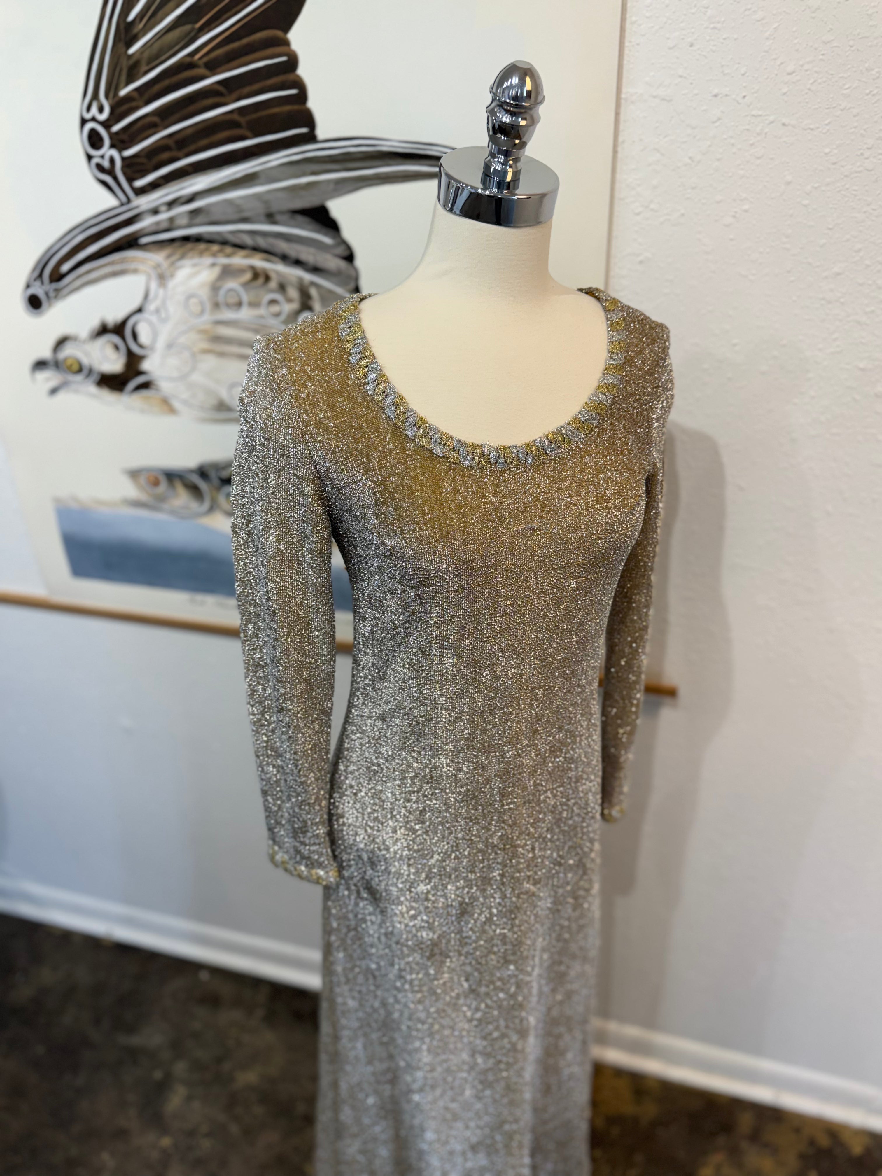 Barnsville Park Suite Metallic Full Length Dress