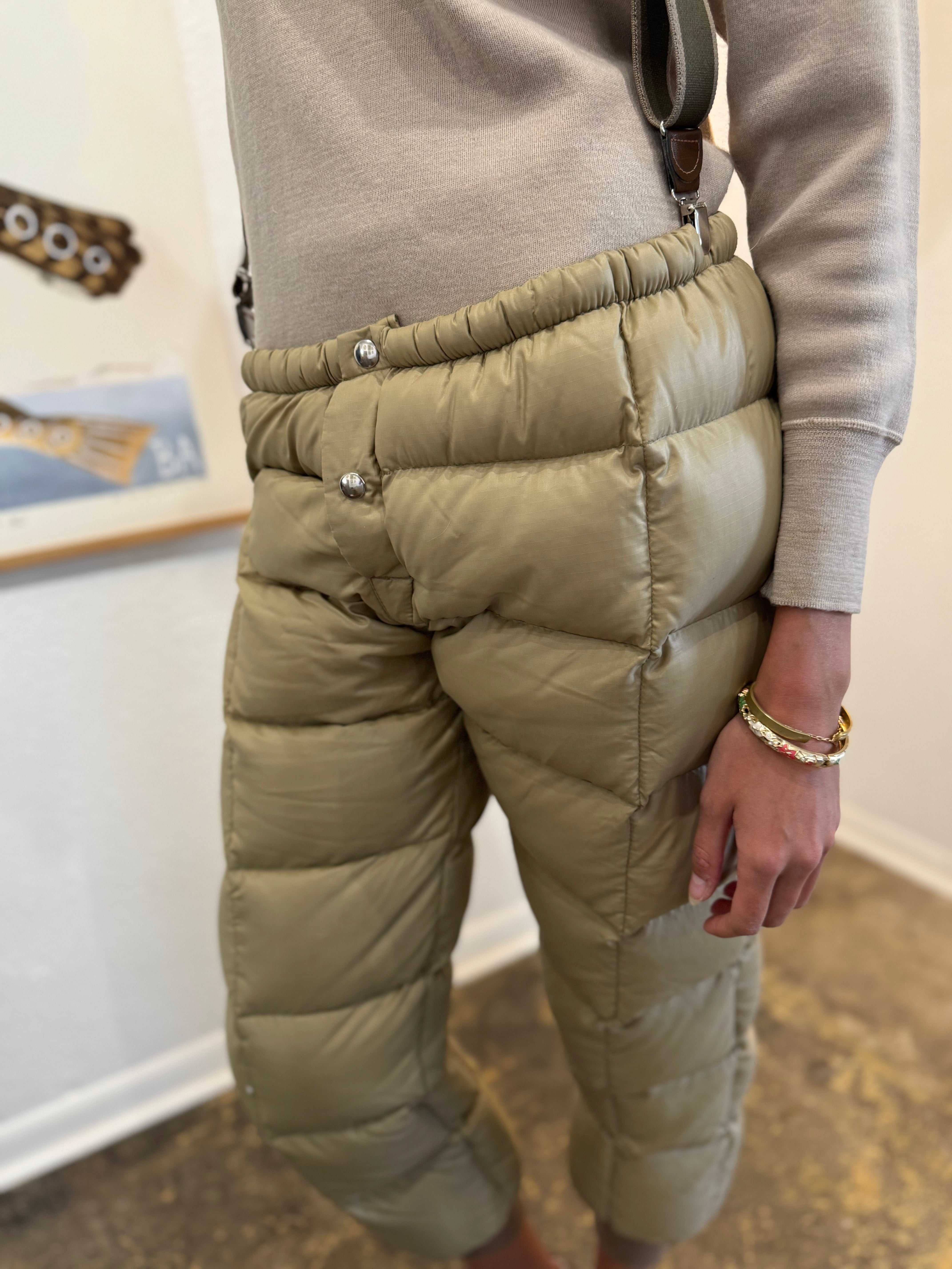 Down Puffer Pants