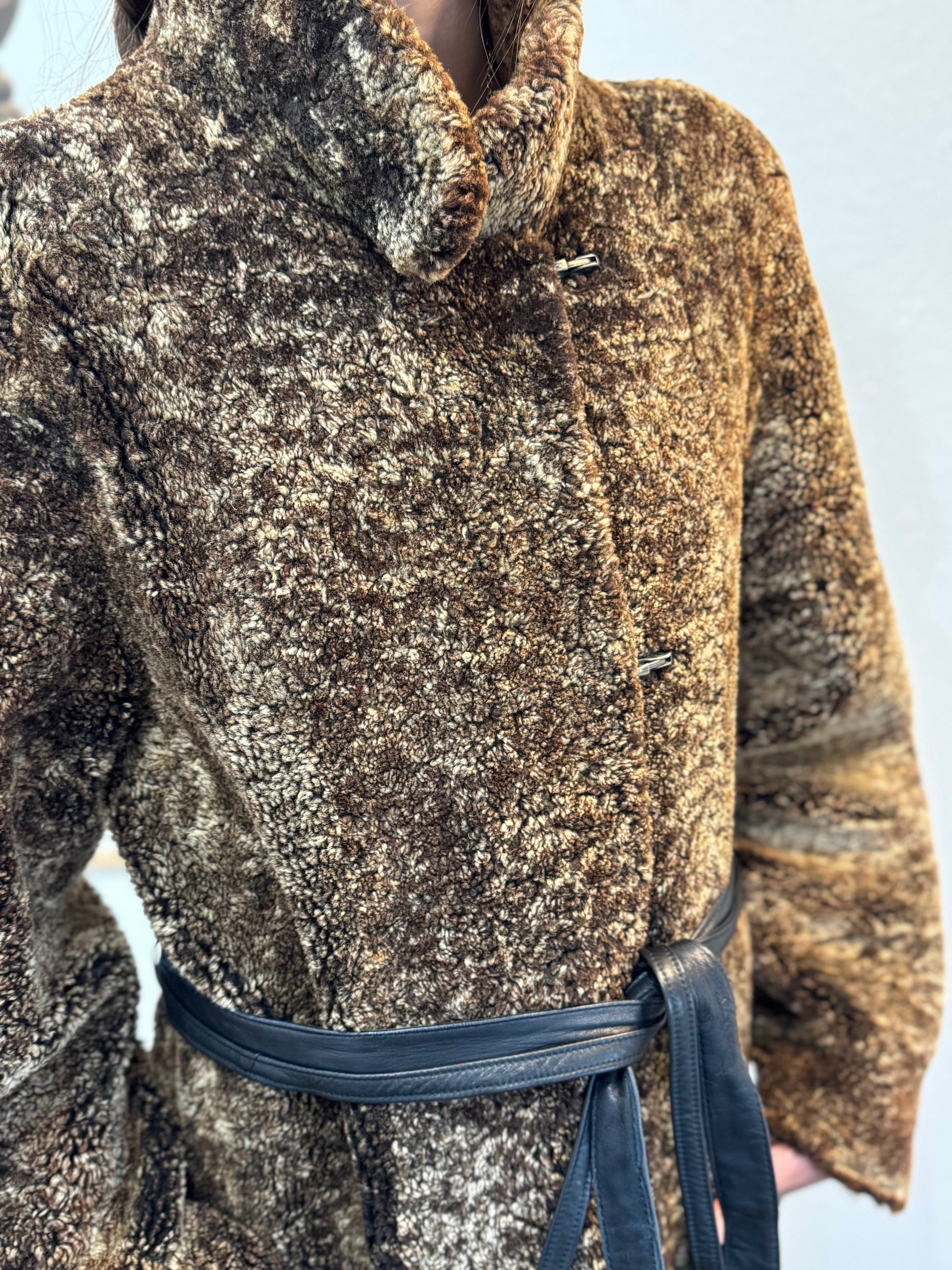 Full Length Shearling Coat