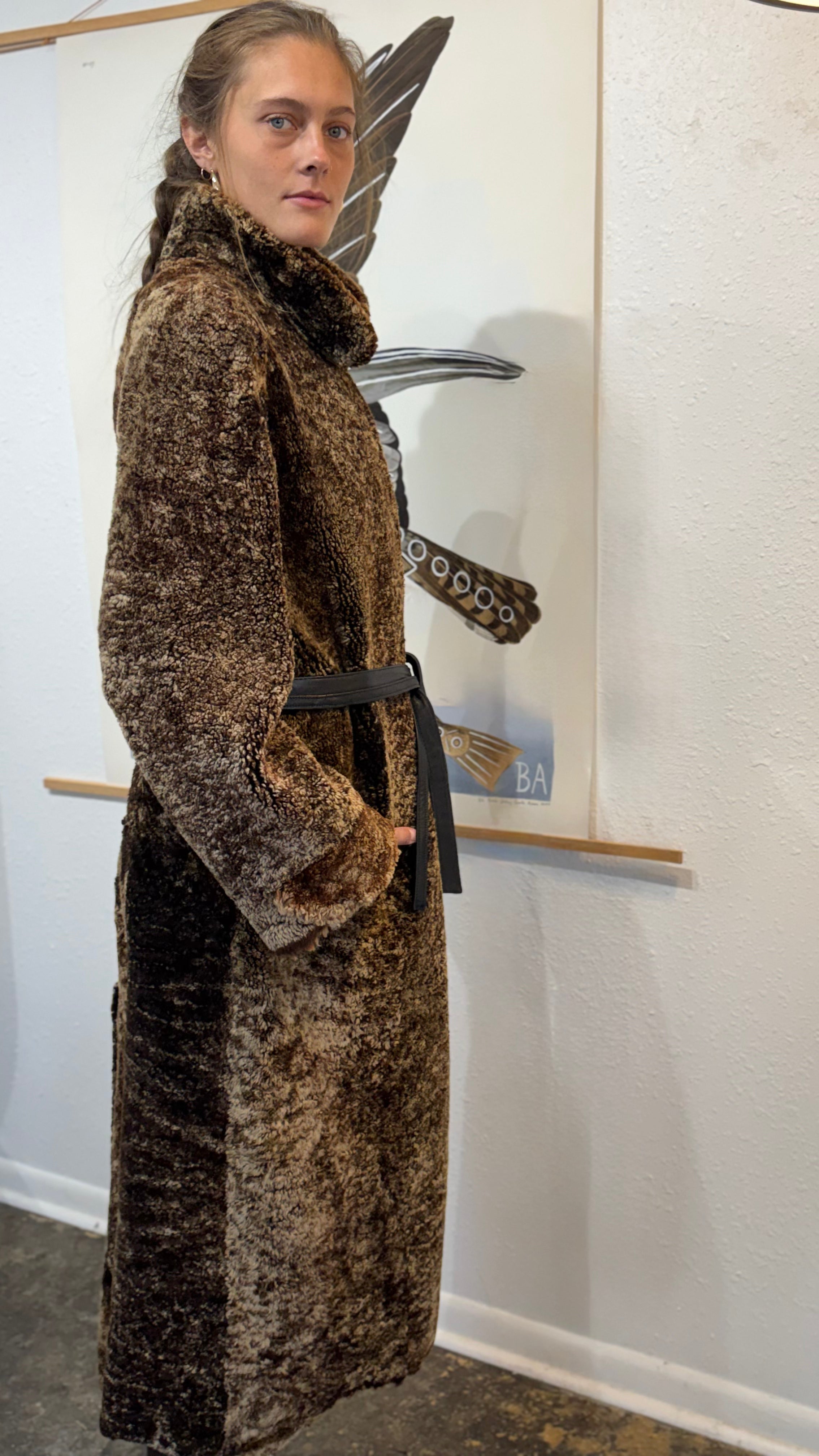 Full Length Shearling Coat