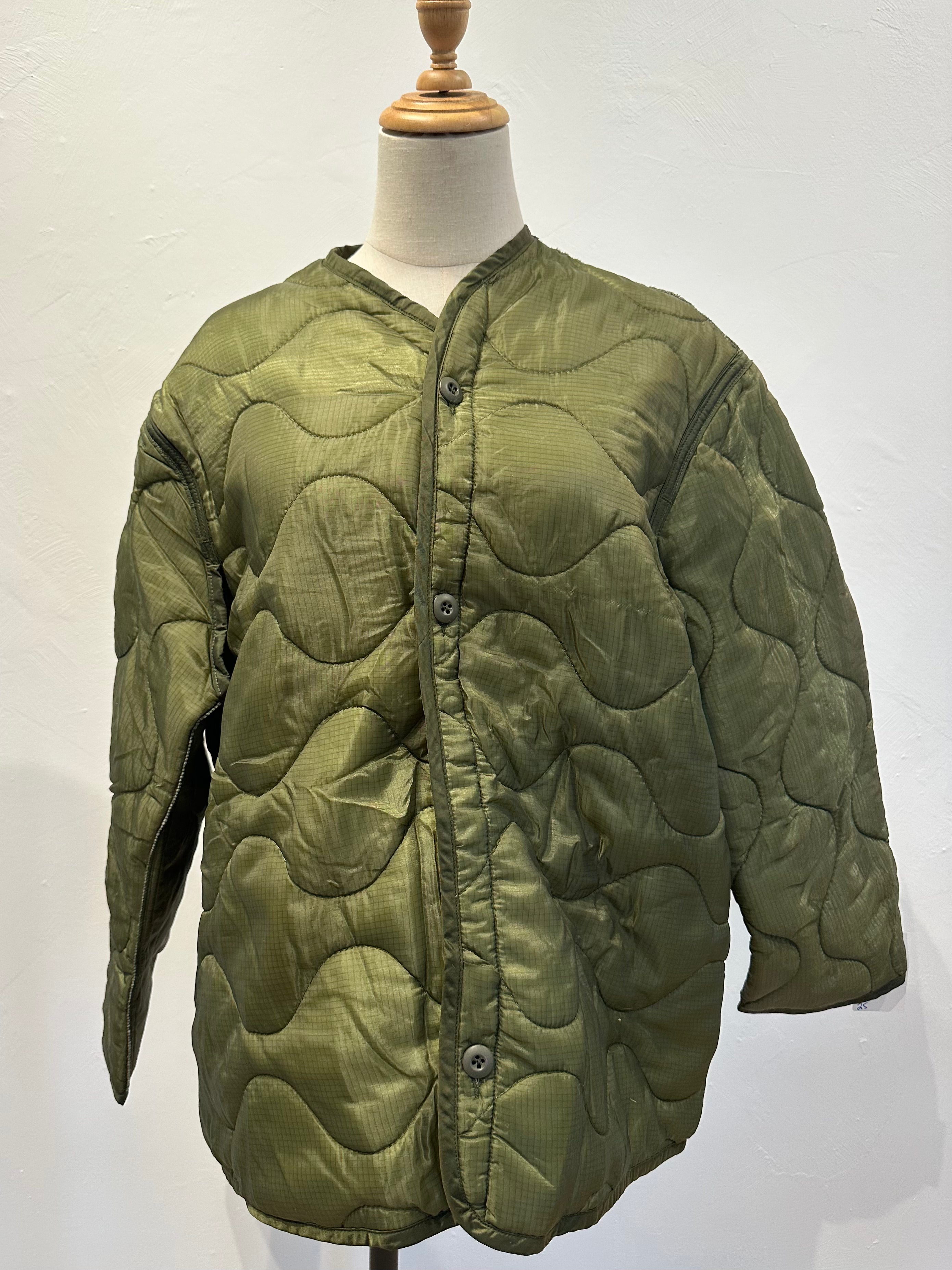 Quilted Liner Jacket : Dark Green