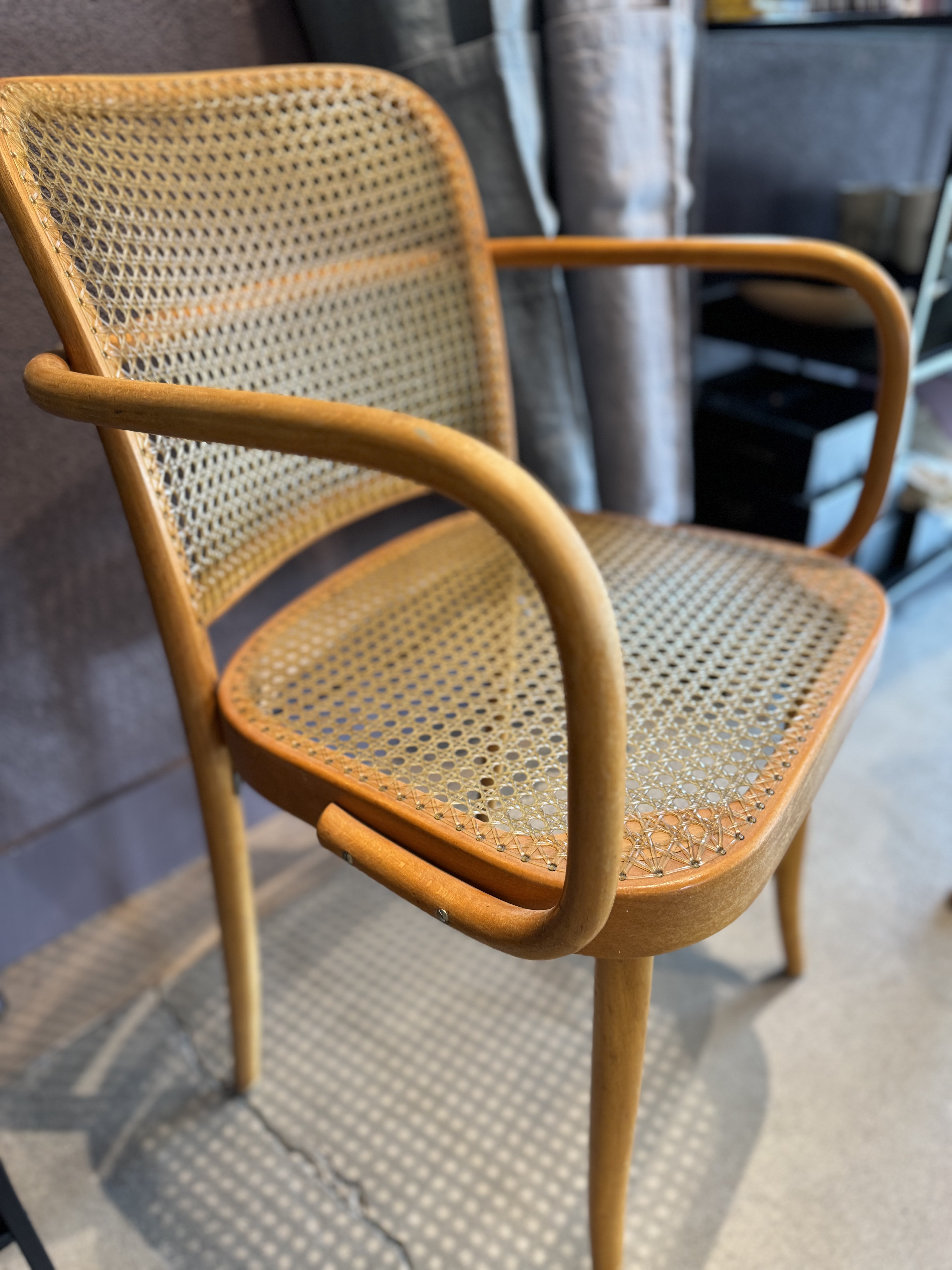 French Caned Chair - vintage