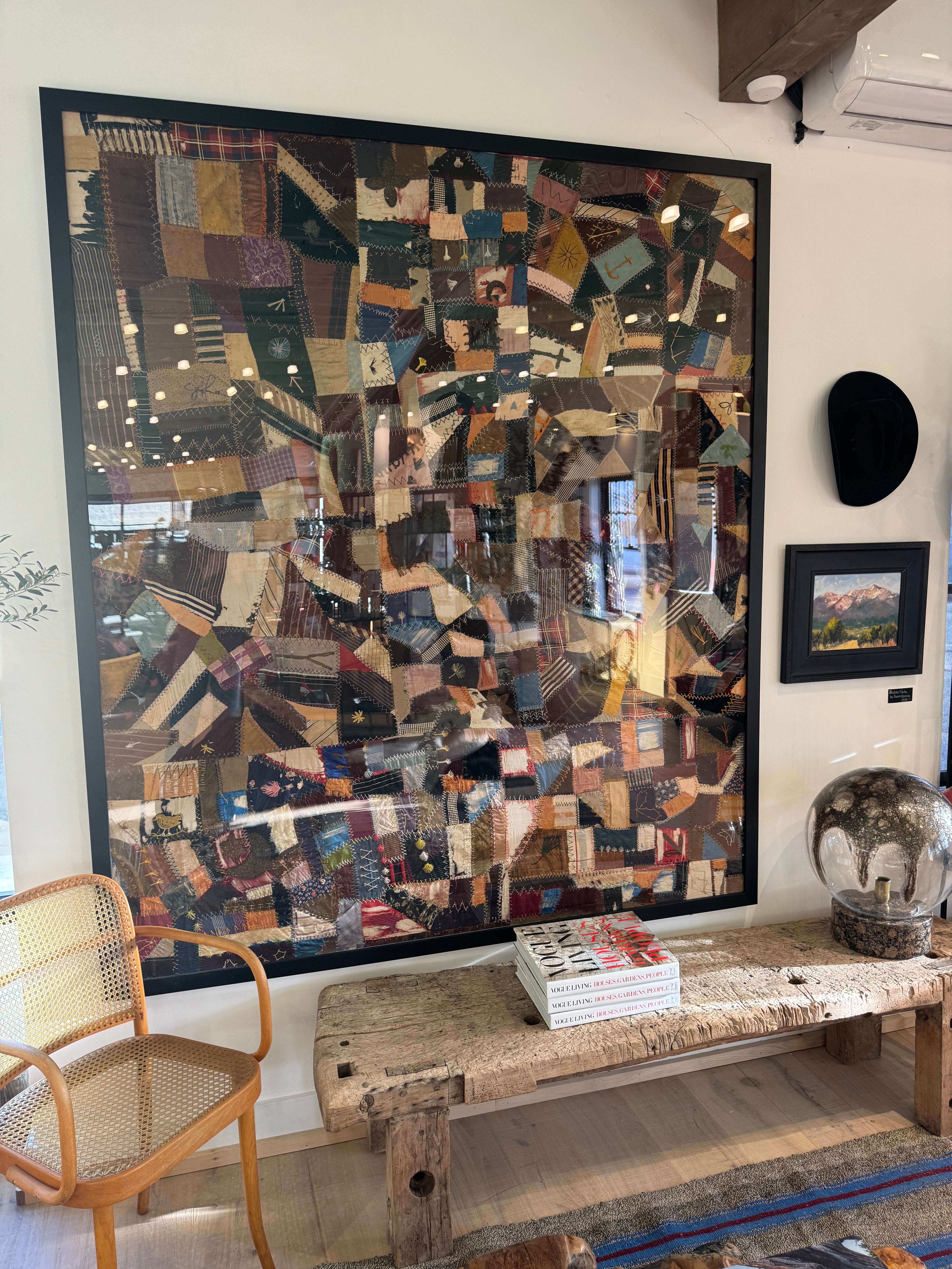 Framed Crazy Quilt